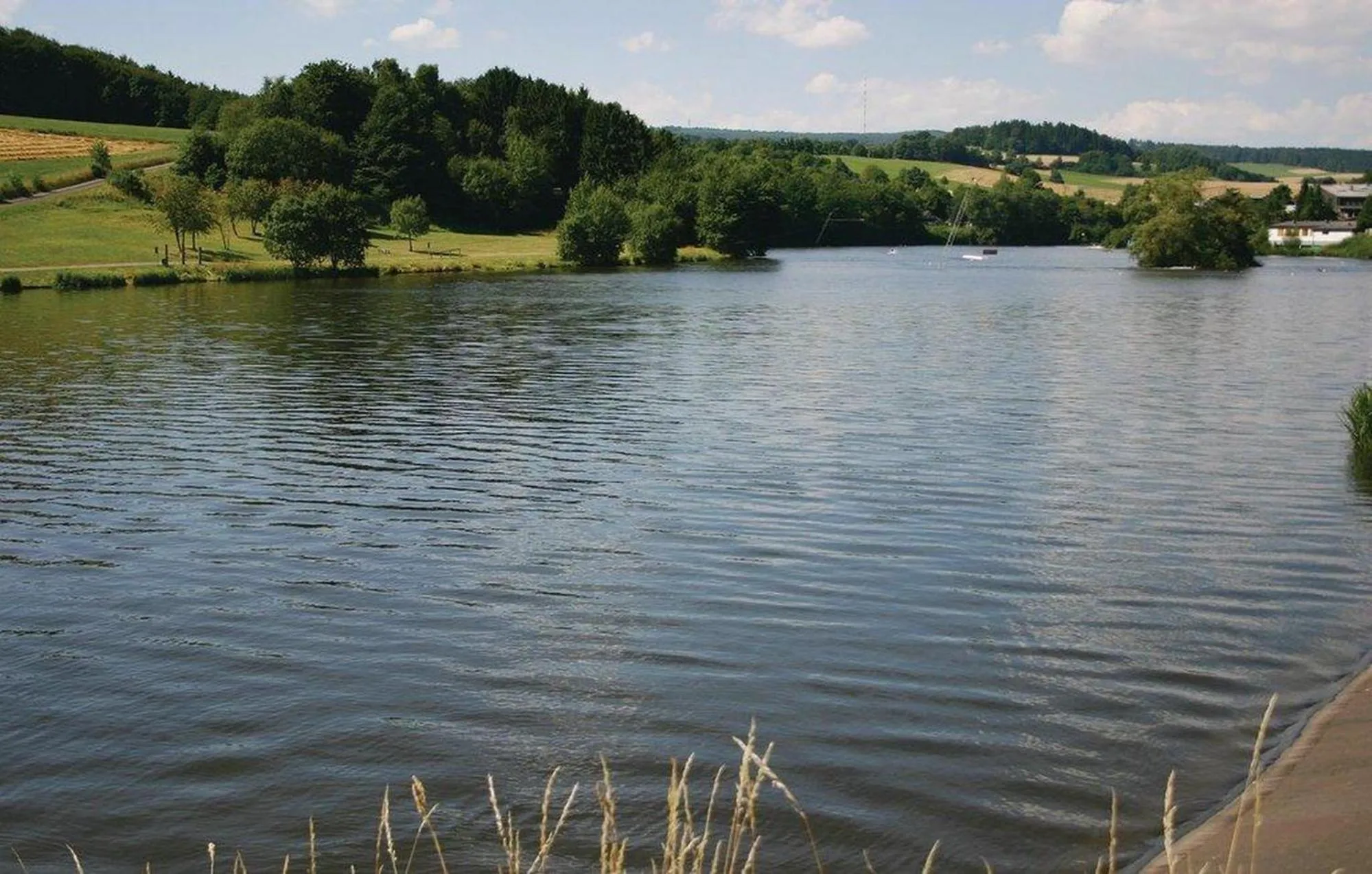 Fishing in Seepark Kirchheim Ferienhaus bei Diane mit Sauna