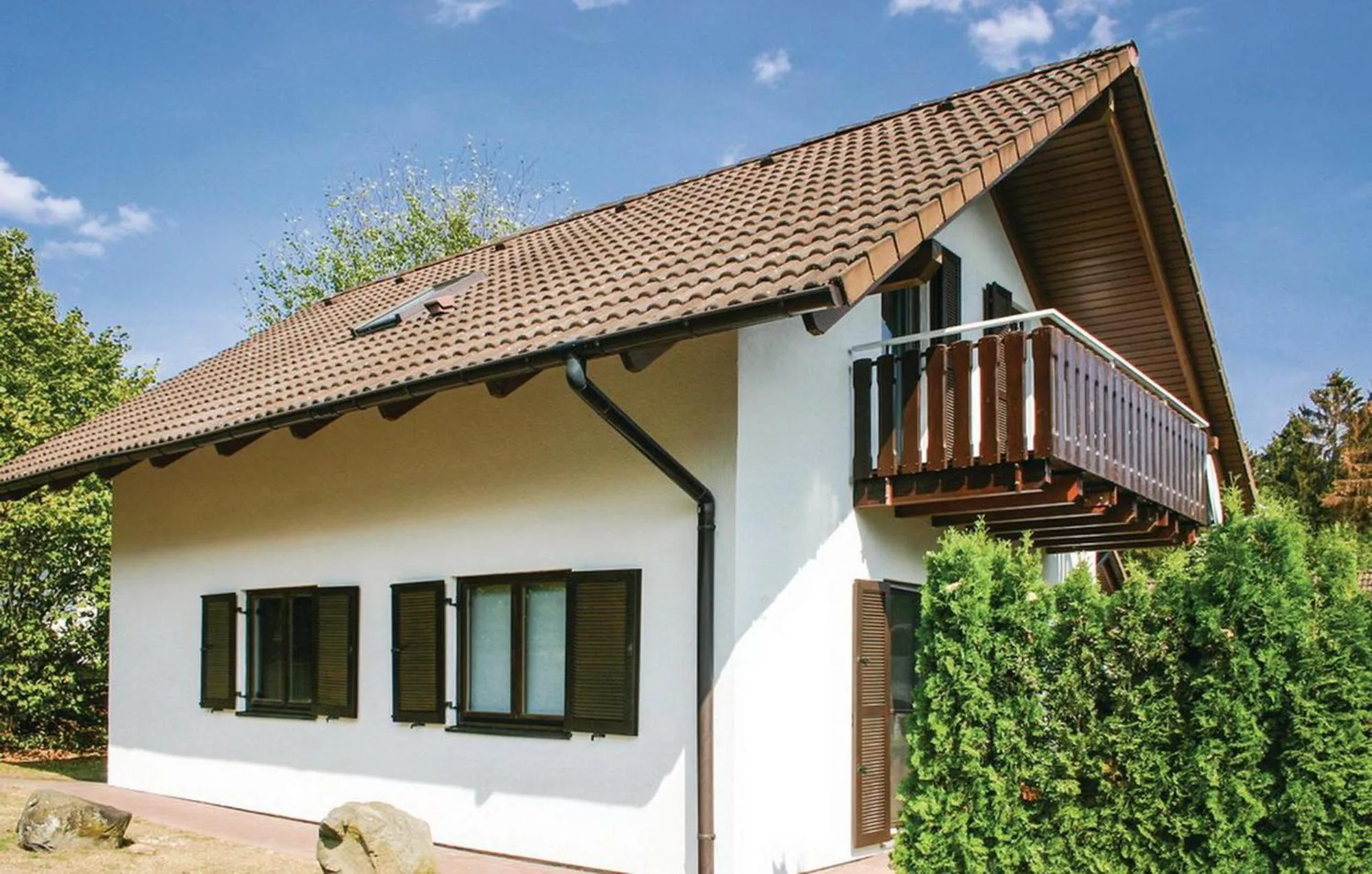 Property building in Seepark Kirchheim Ferienhaus bei Diane mit Sauna