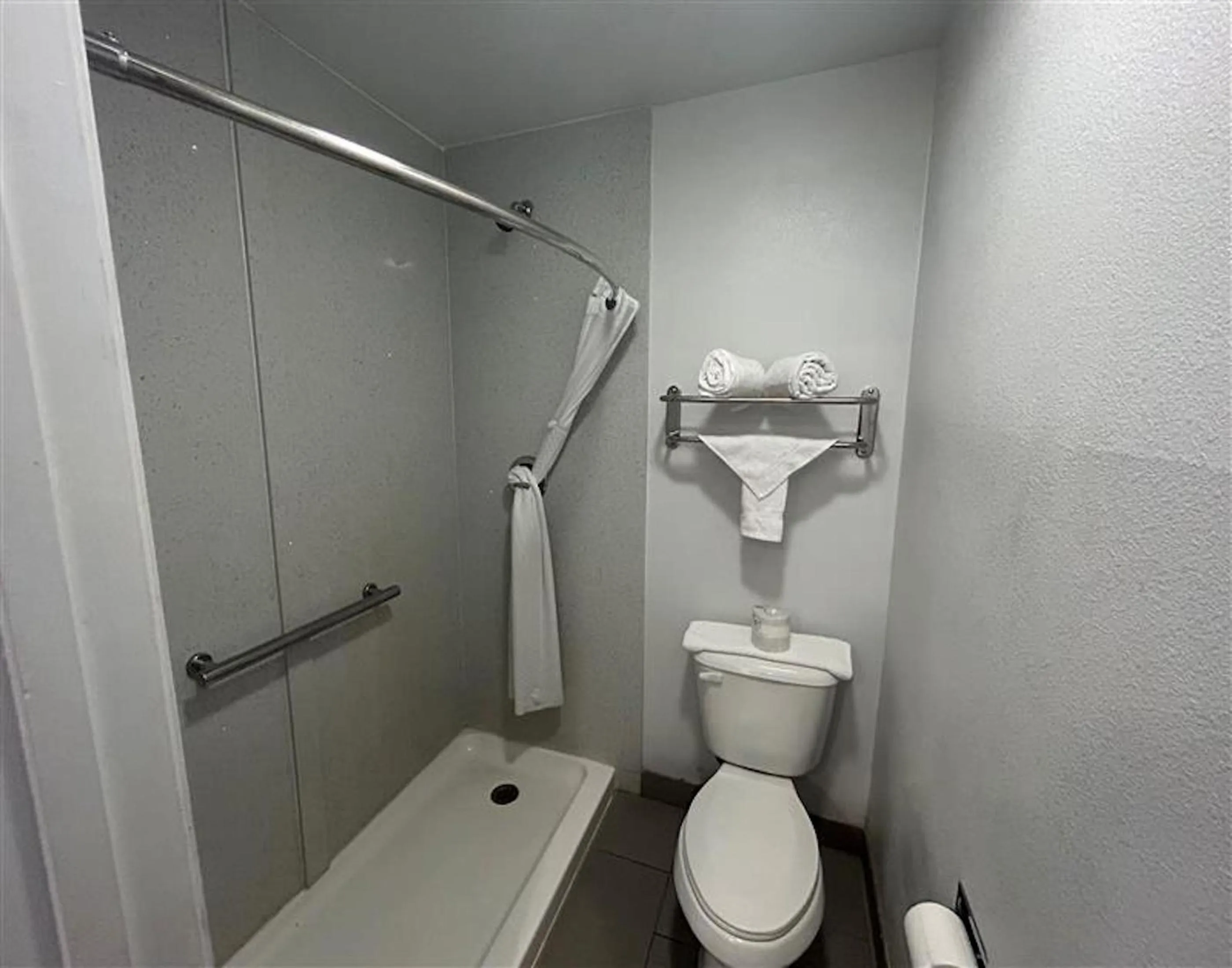 Toilet in Motel 6 Yuba City, CA