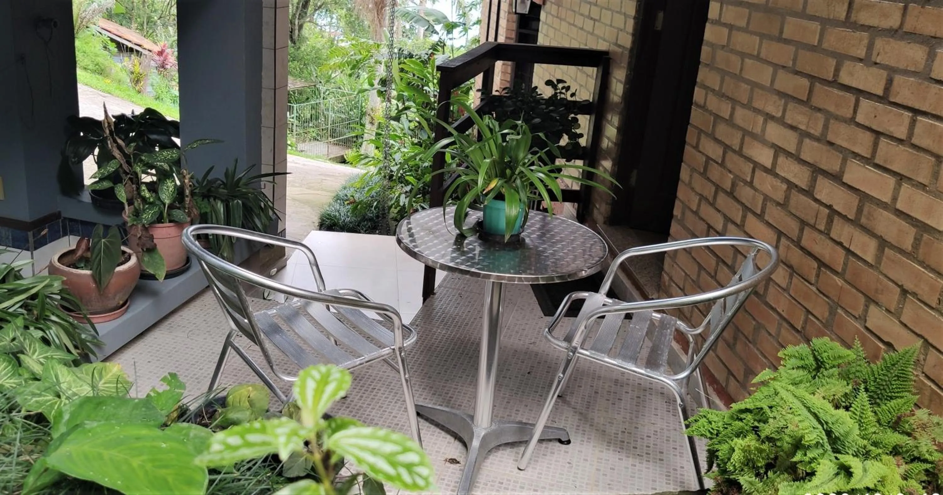 Garden view in Pousada Ecomar