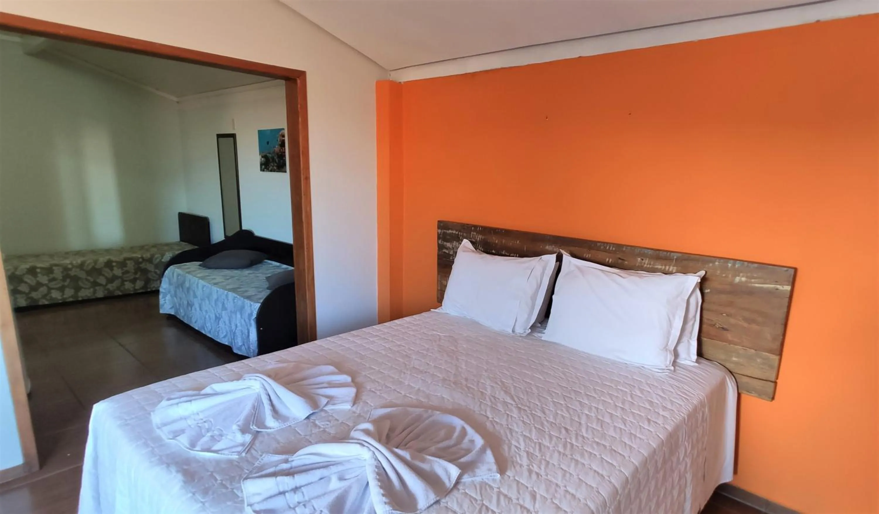 Property building, Bed in Pousada Ecomar