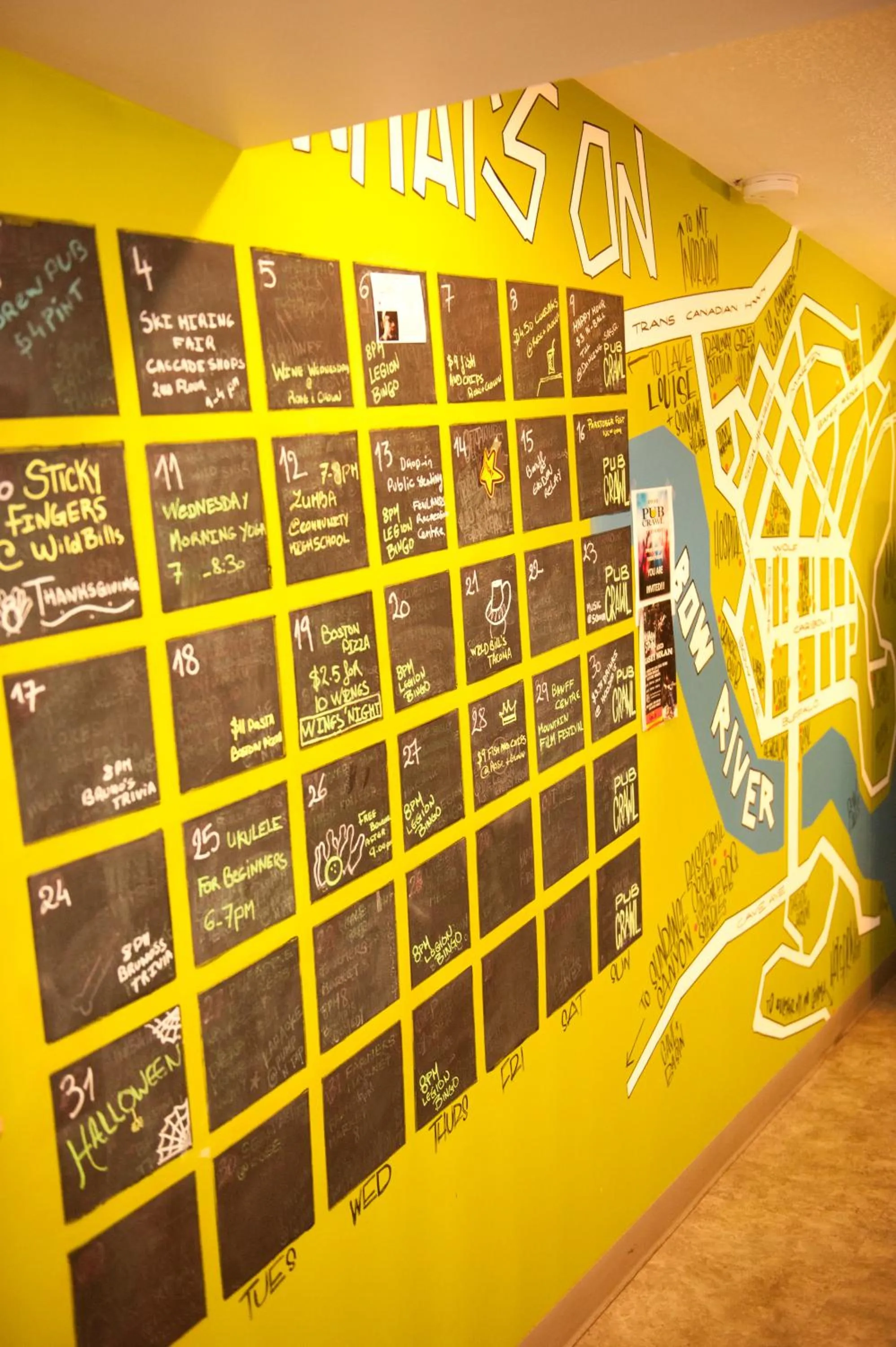 Property building in Banff International Hostel