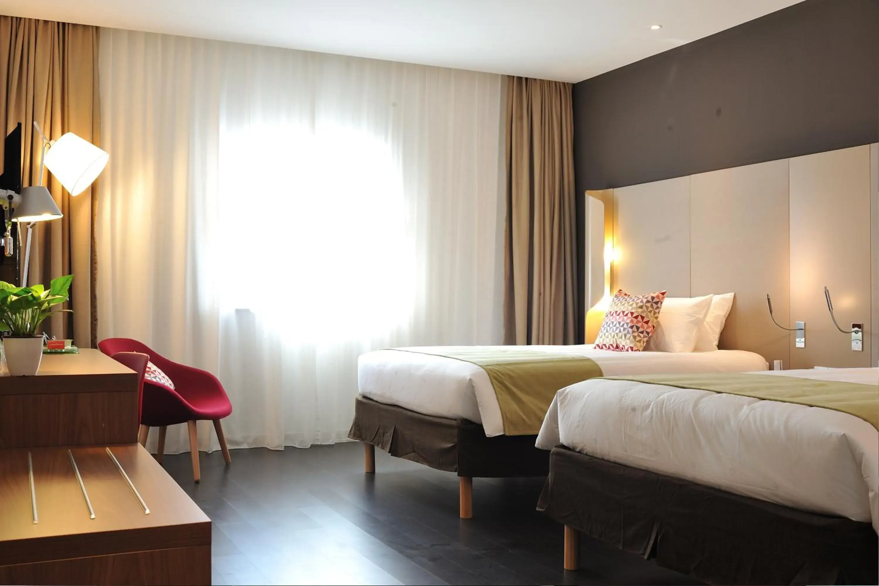 Bed in Campanile Shanghai Natural History Museum Hotel Bed in Campanile Shanghai Natural History Museum Hotel