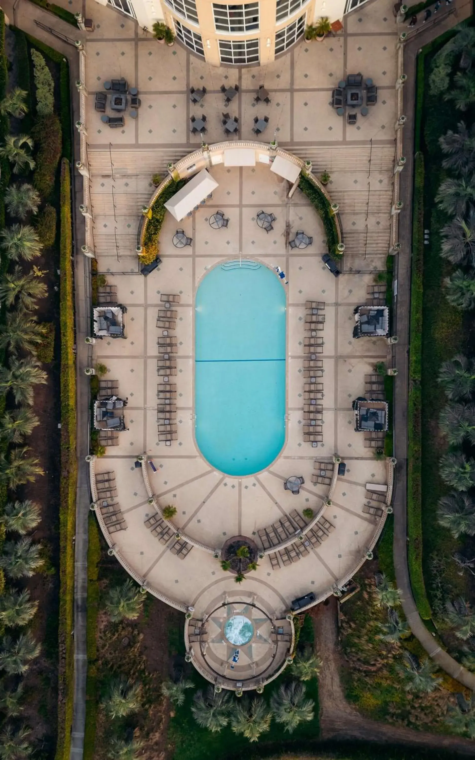 Pool view in Hilton La Jolla Torrey Pines Pool view in Hilton La Jolla Torrey Pines