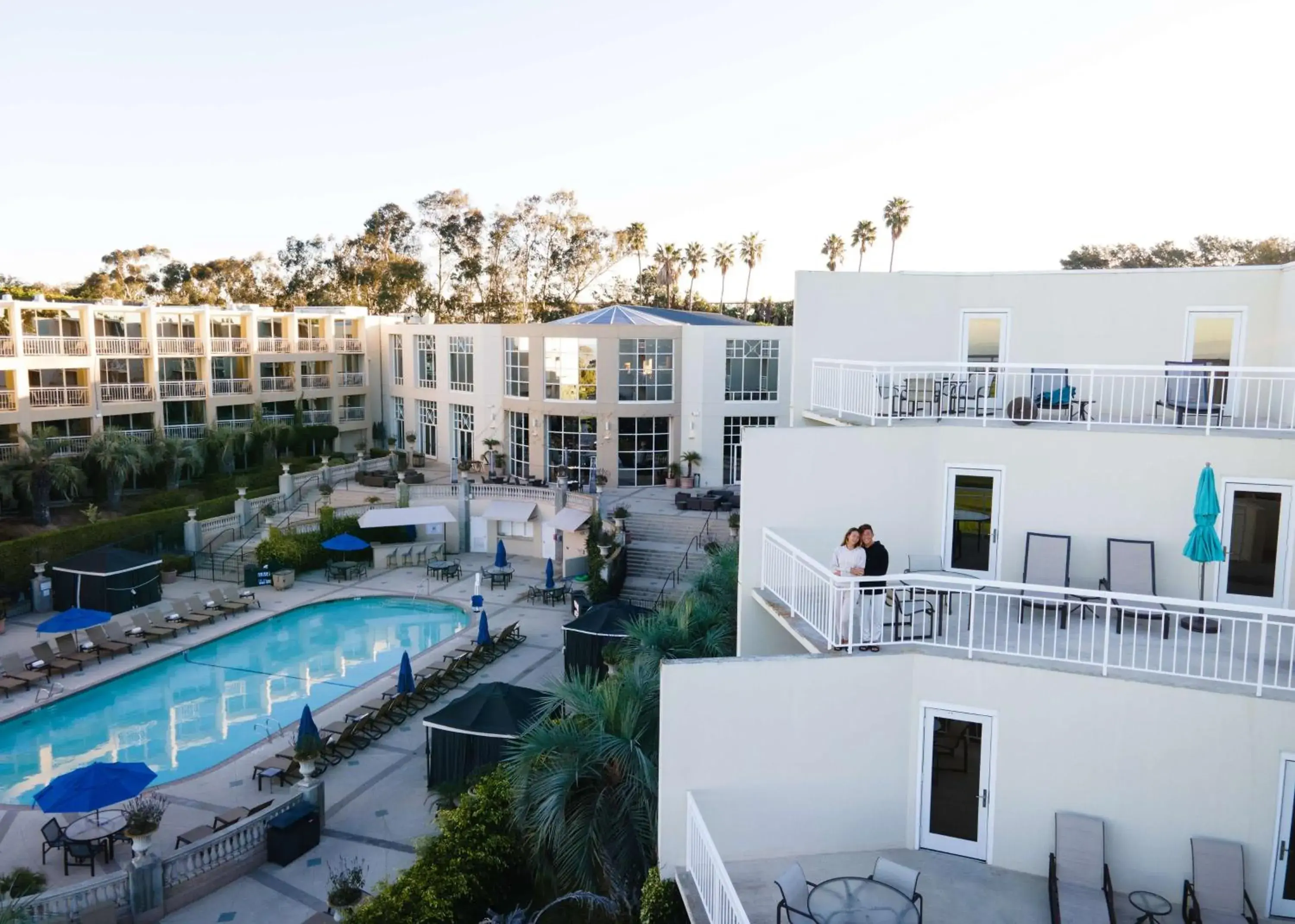 Pool view in Hilton La Jolla Torrey Pines Pool view in Hilton La Jolla Torrey Pines