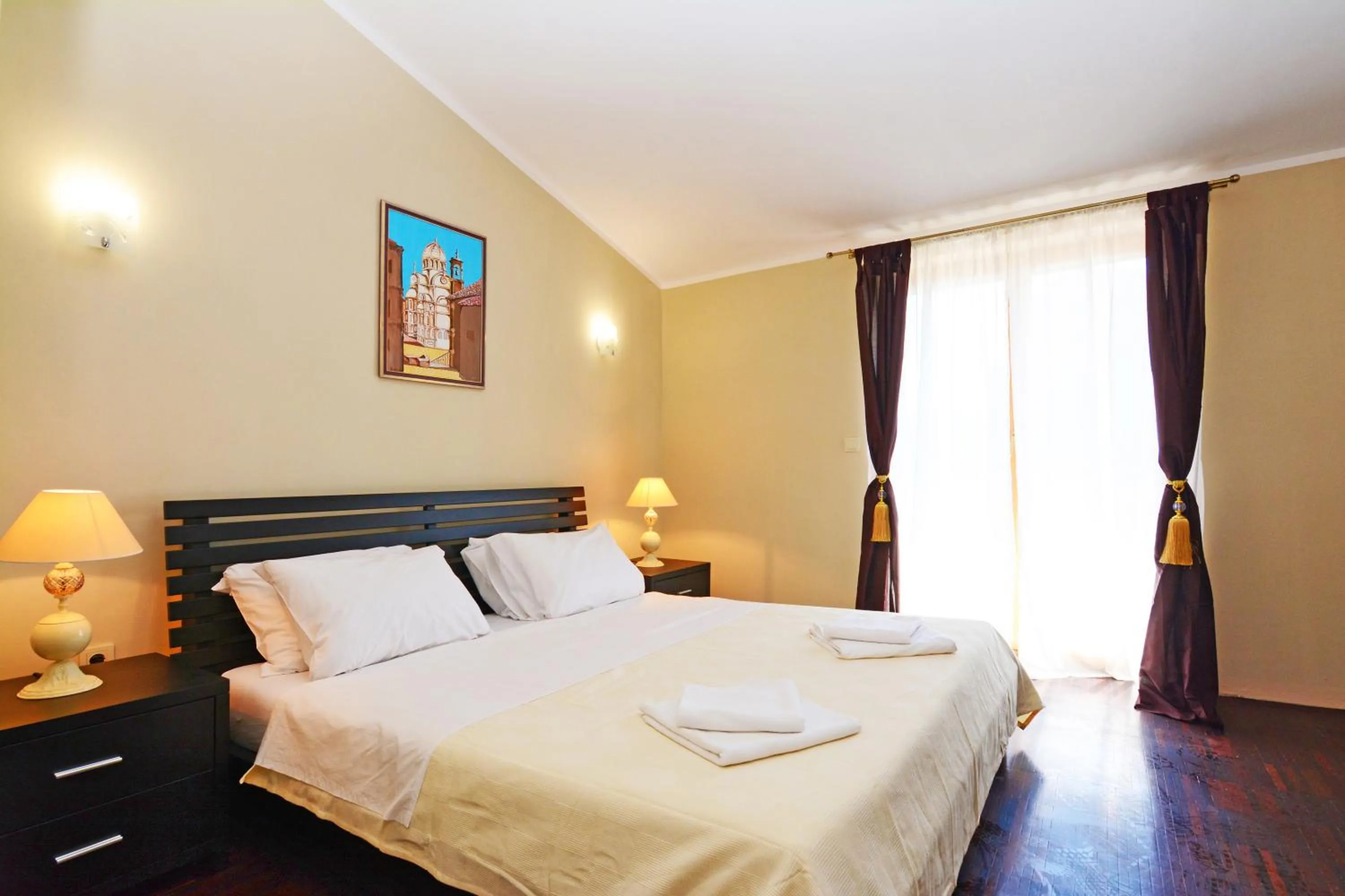 Bed in Luxury Room Uzorita B&B