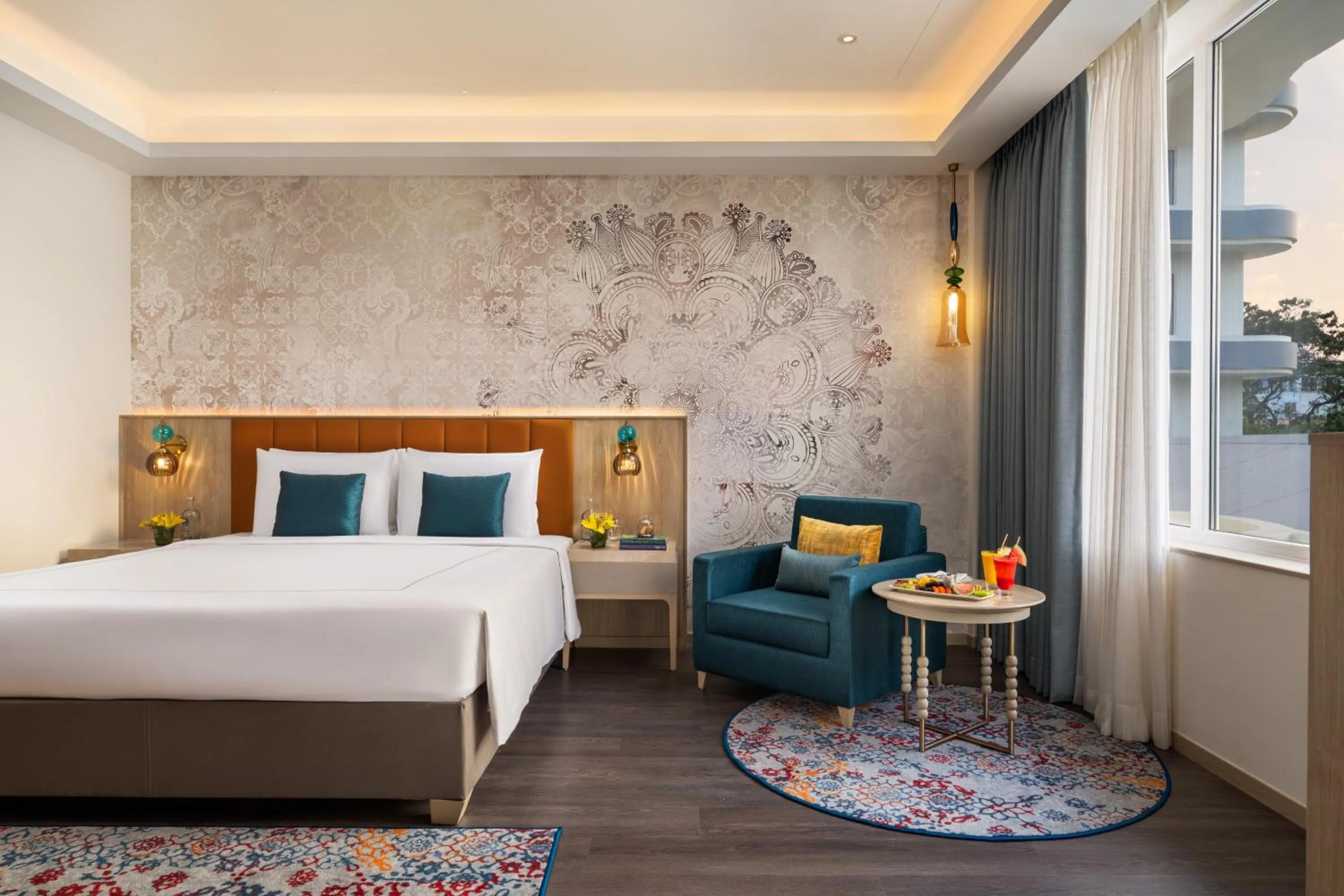 Bedroom, Bed in Ekante Bliss Tirupati - IHCL SeleQtions