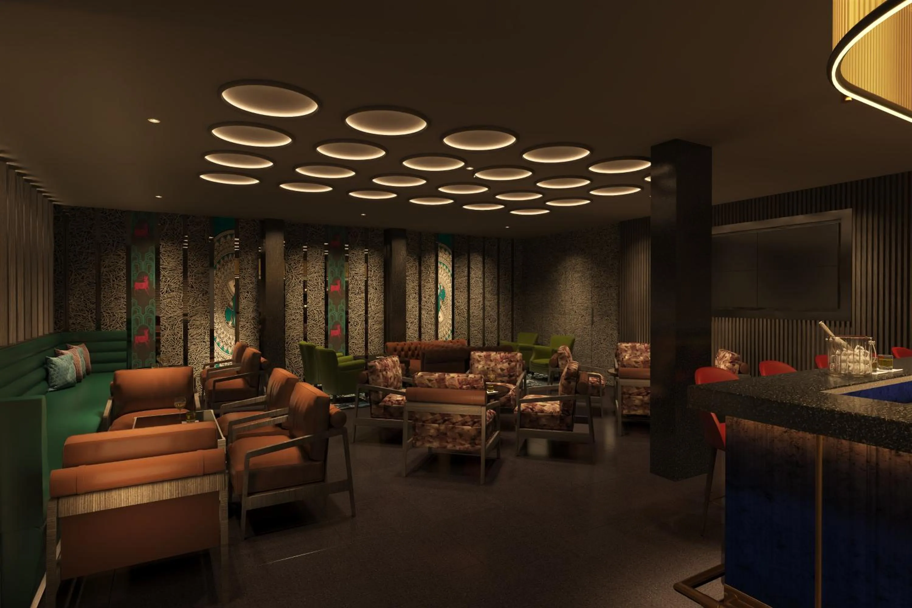 Lounge or bar in Ekante Bliss Tirupati - IHCL SeleQtions