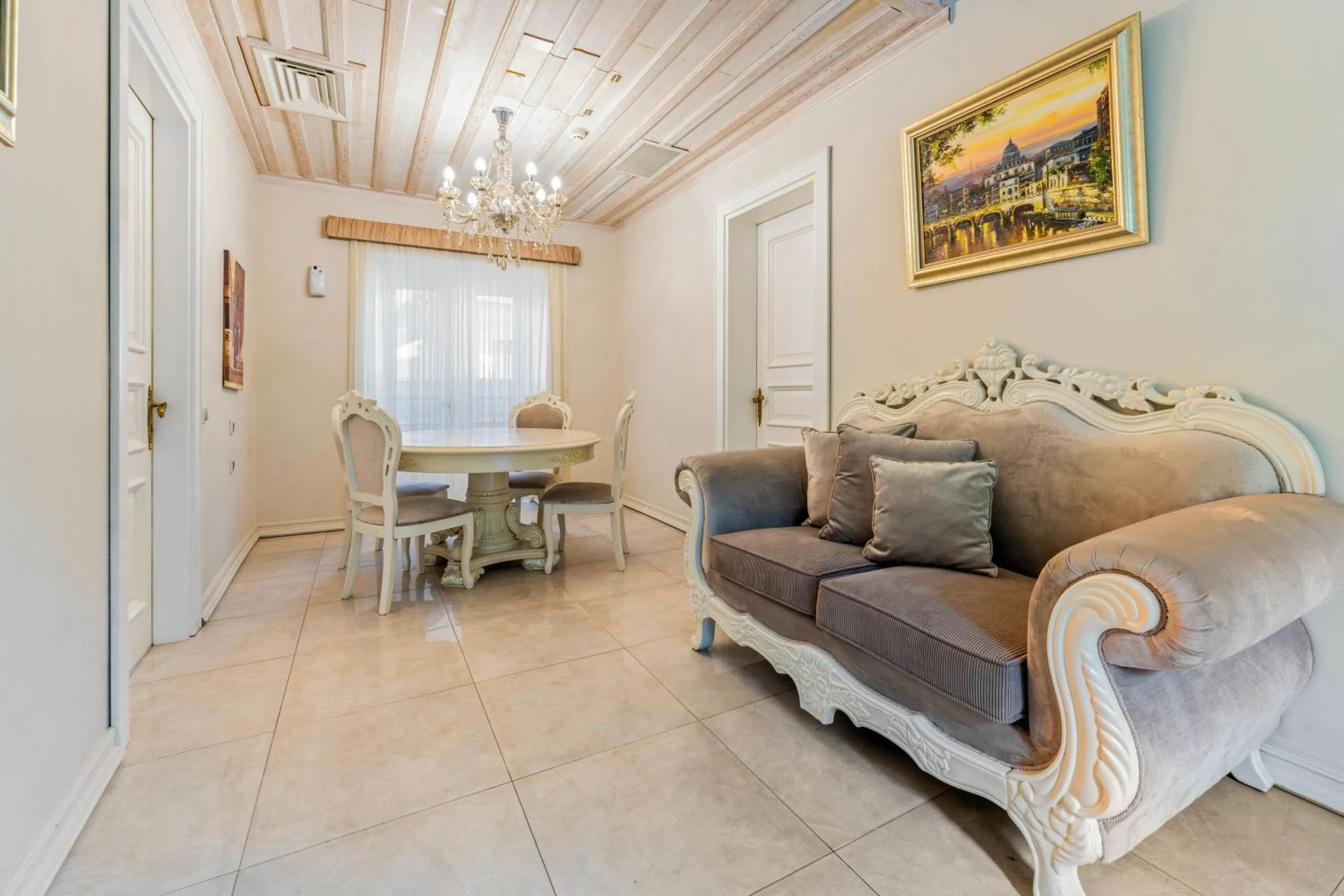 Seating area in Elegance East Hotel