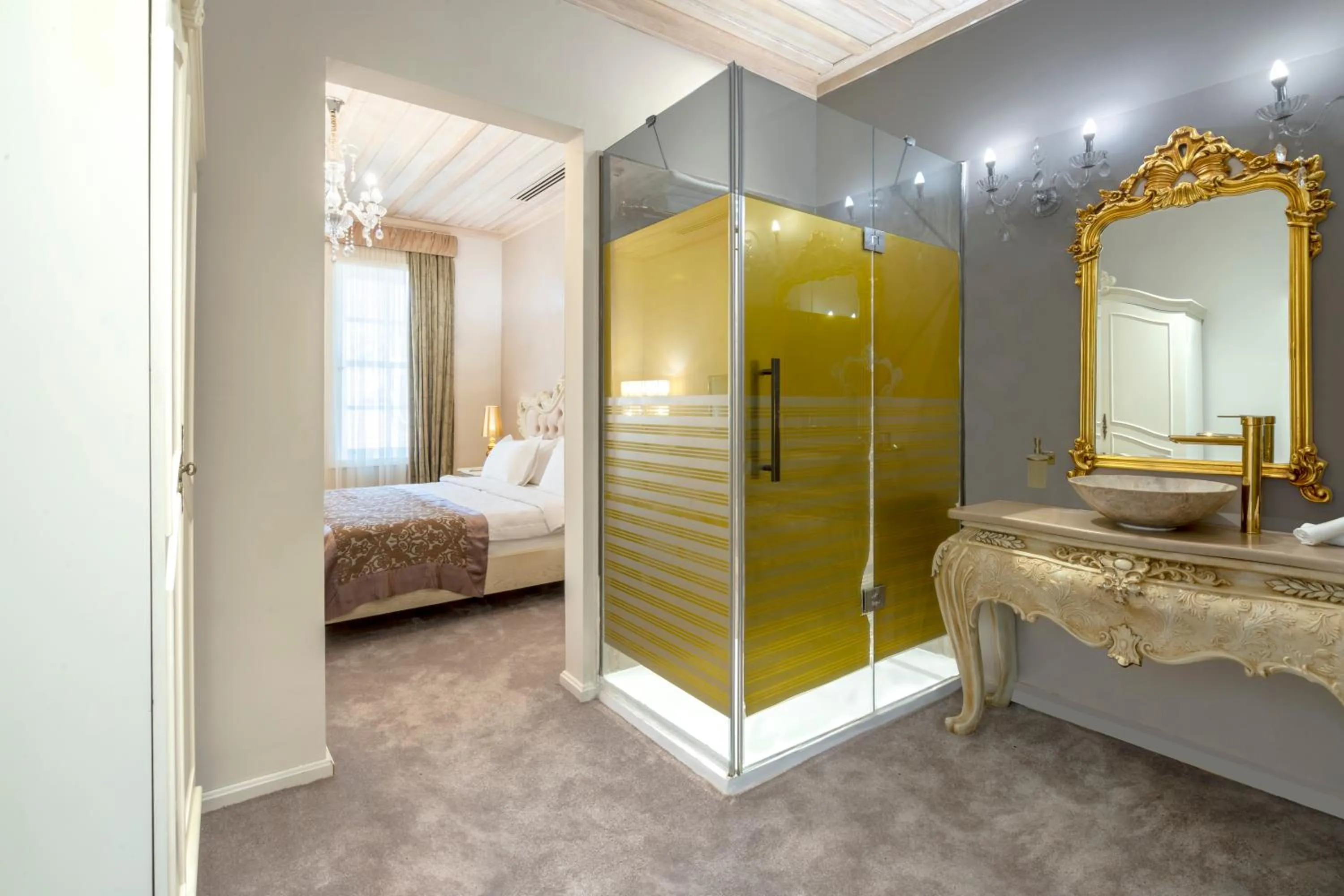 Shower, Bed in Elegance East Hotel
