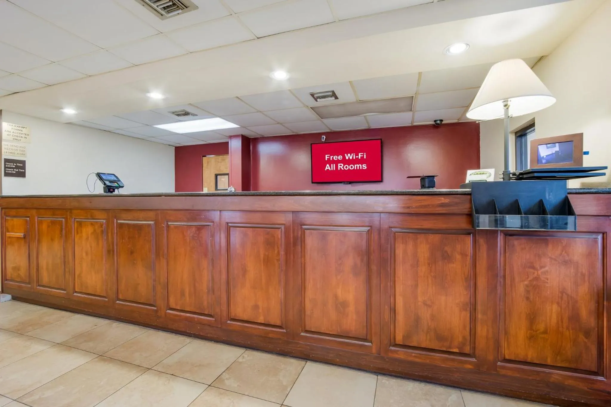 Lobby or reception in Red Roof Inn Augusta – Washington Road
