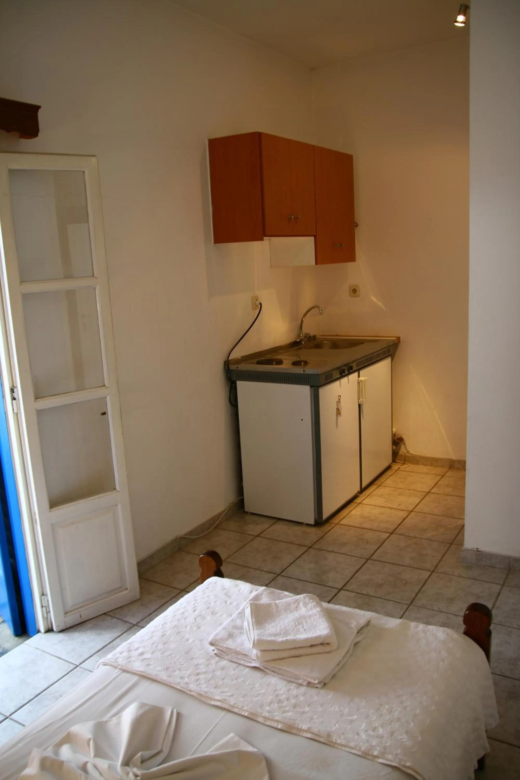 Kitchen or kitchenette in Hotel Landeris