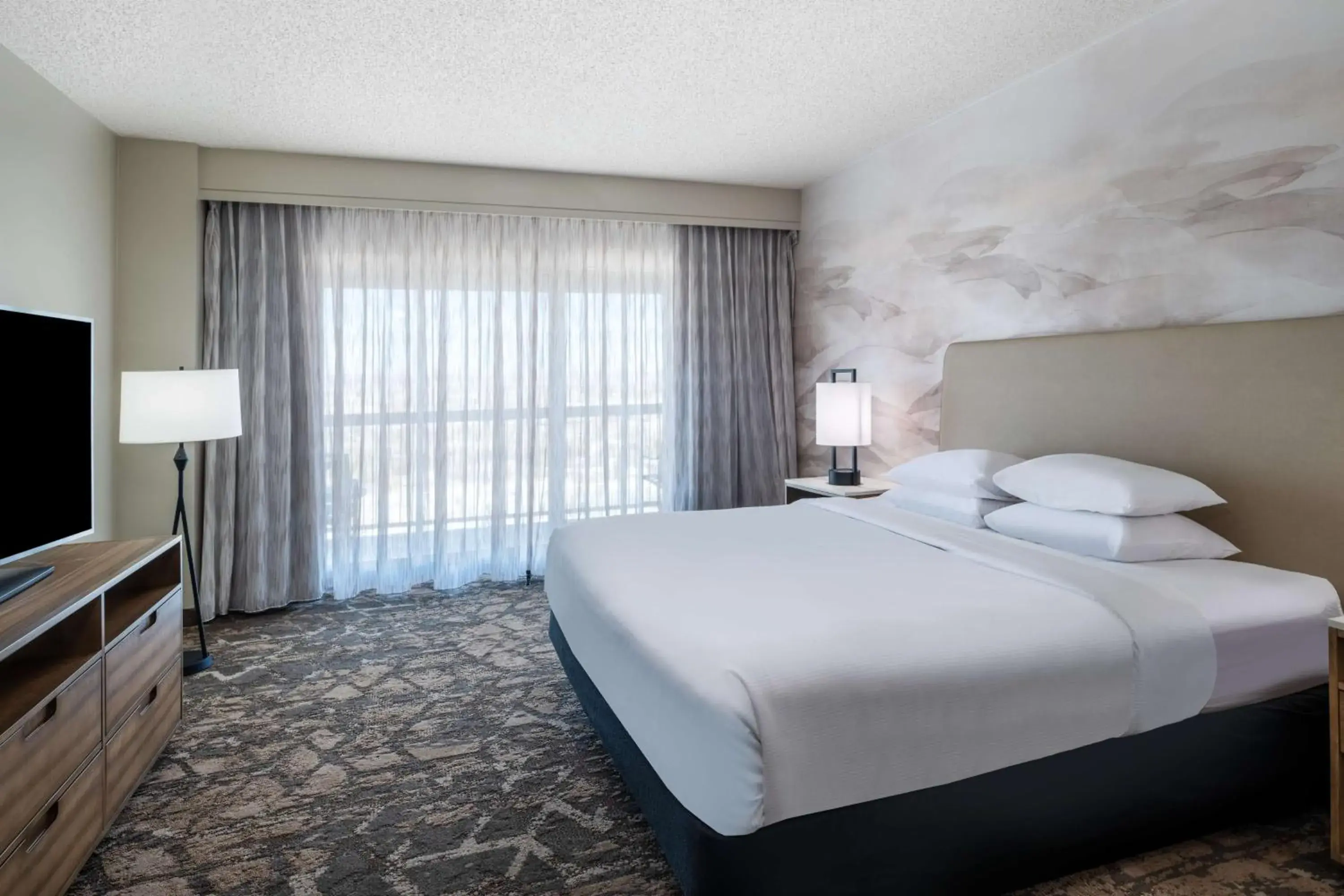 One-Bedroom King Suite - Hearing Access in Embassy Suites by Hilton Albuquerque One-Bedroom King Suite - Hearing Access in Embassy Suites by Hilton Albuquerque