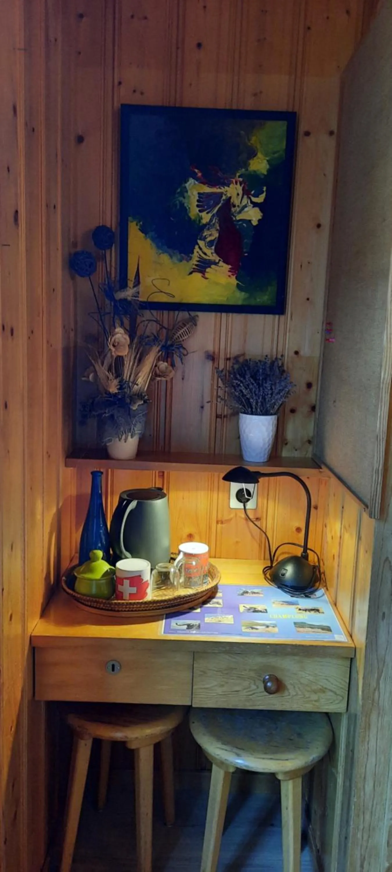 Decorative detail in BnB Claudy et Elizabeth Michellod-Dutheil