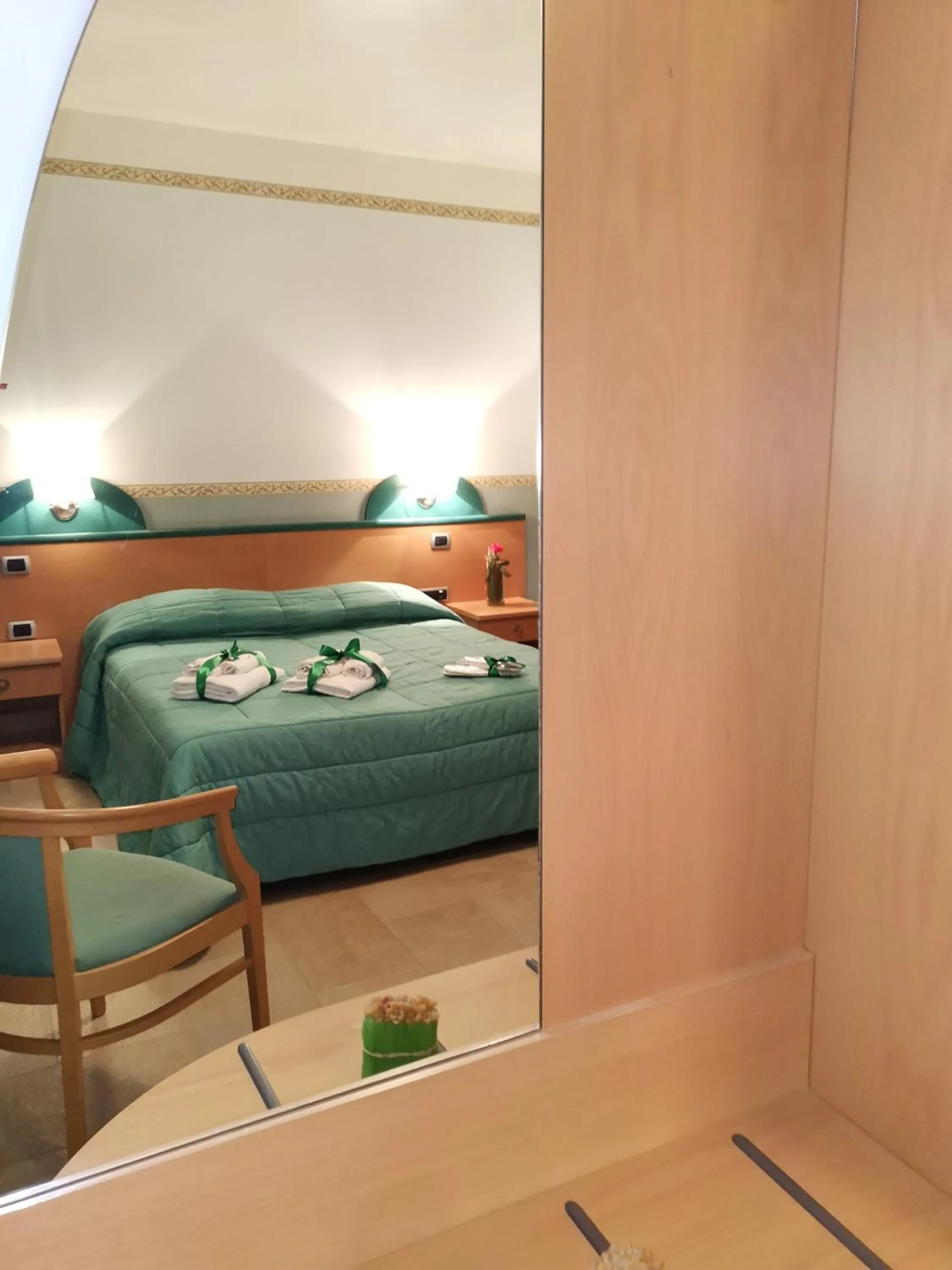 On site, Bed in Santa Lucia Hotel