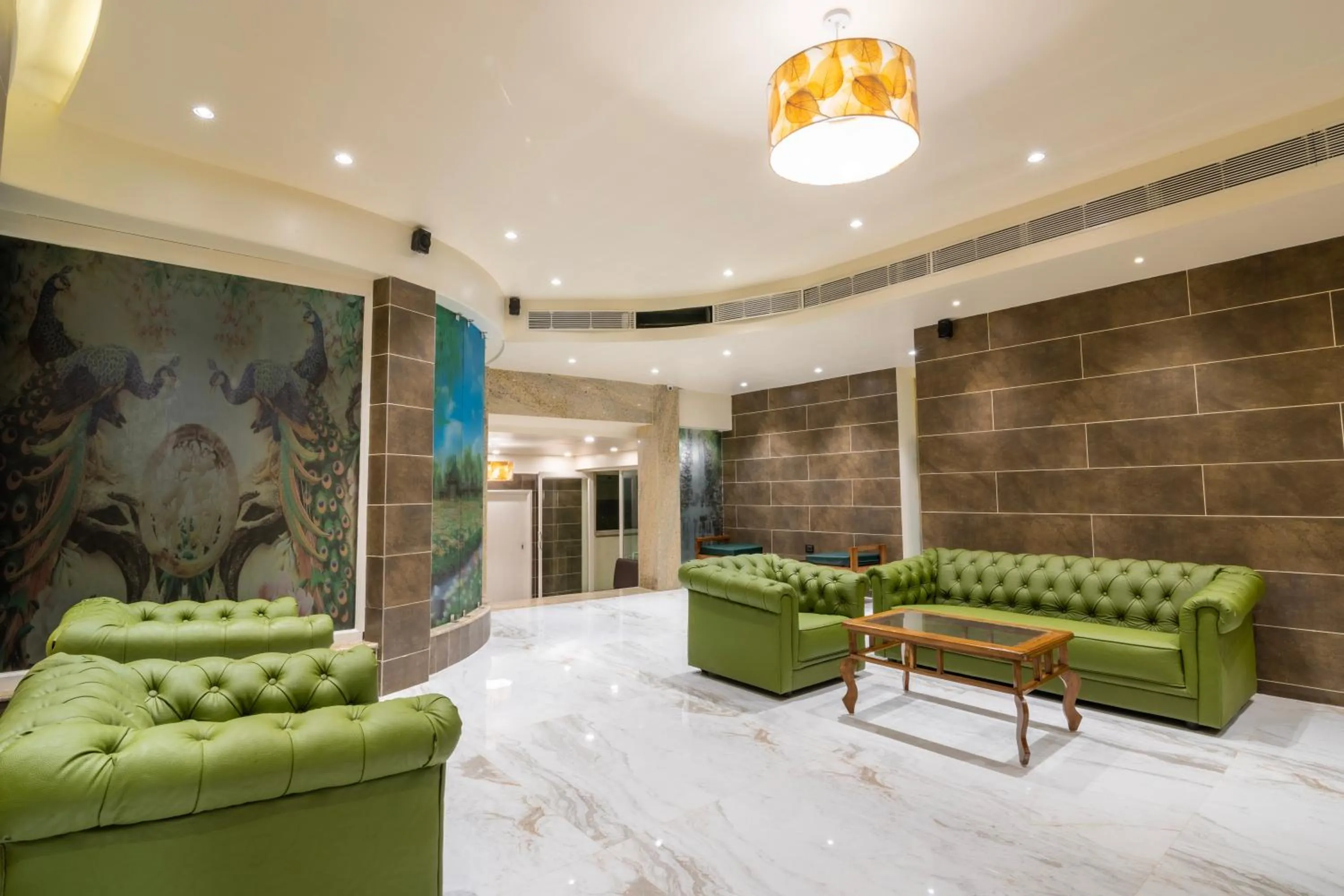 Lobby or reception in Sharanam Green Resort