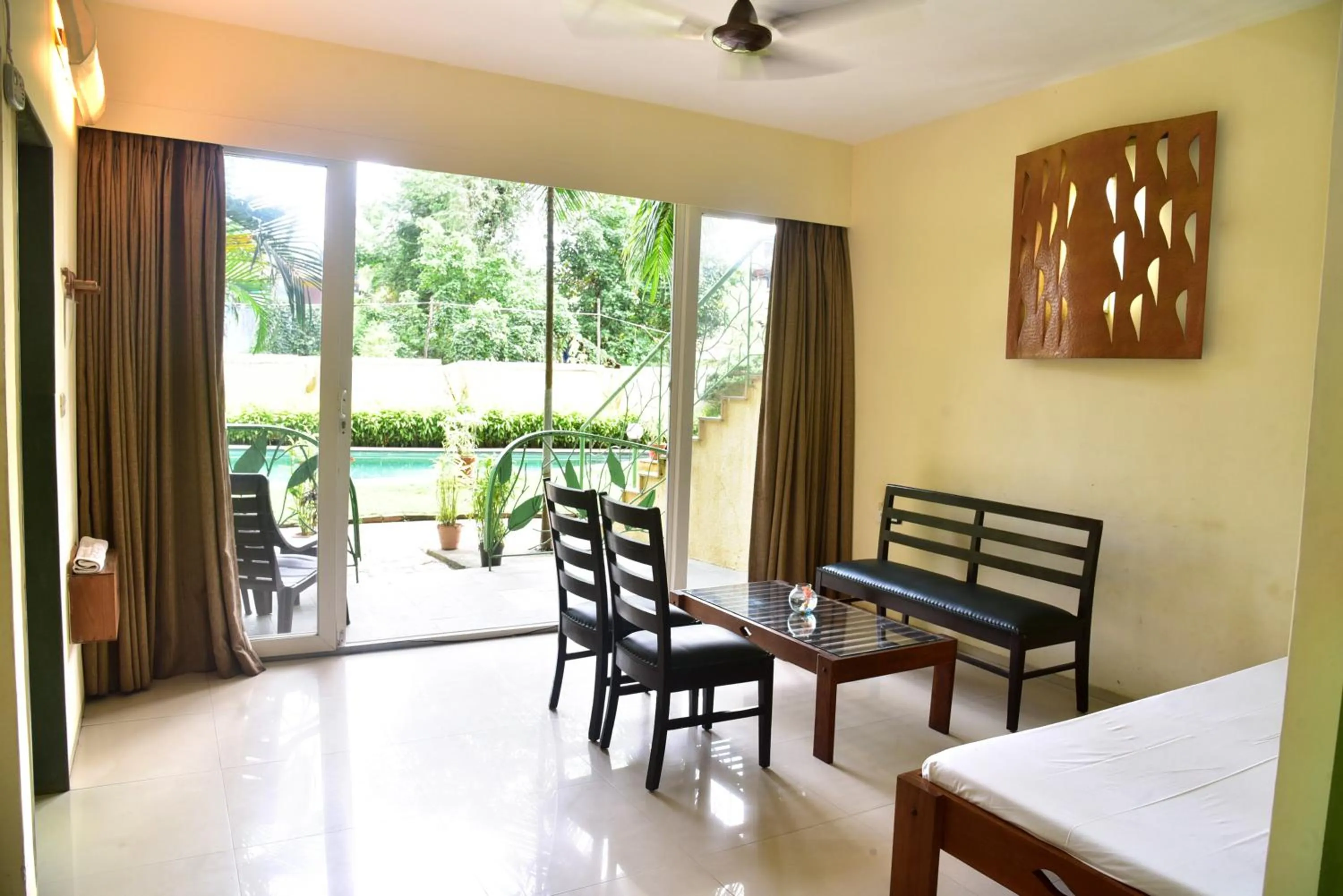 Living room in Sharanam Green Resort