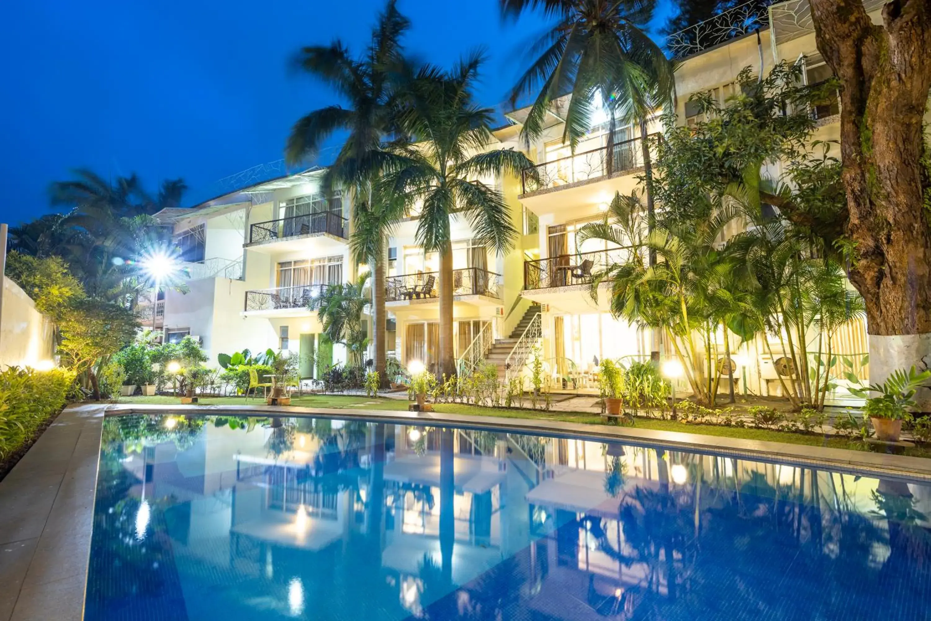 Swimming pool in Sharanam Green Resort Swimming pool in Sharanam Green Resort