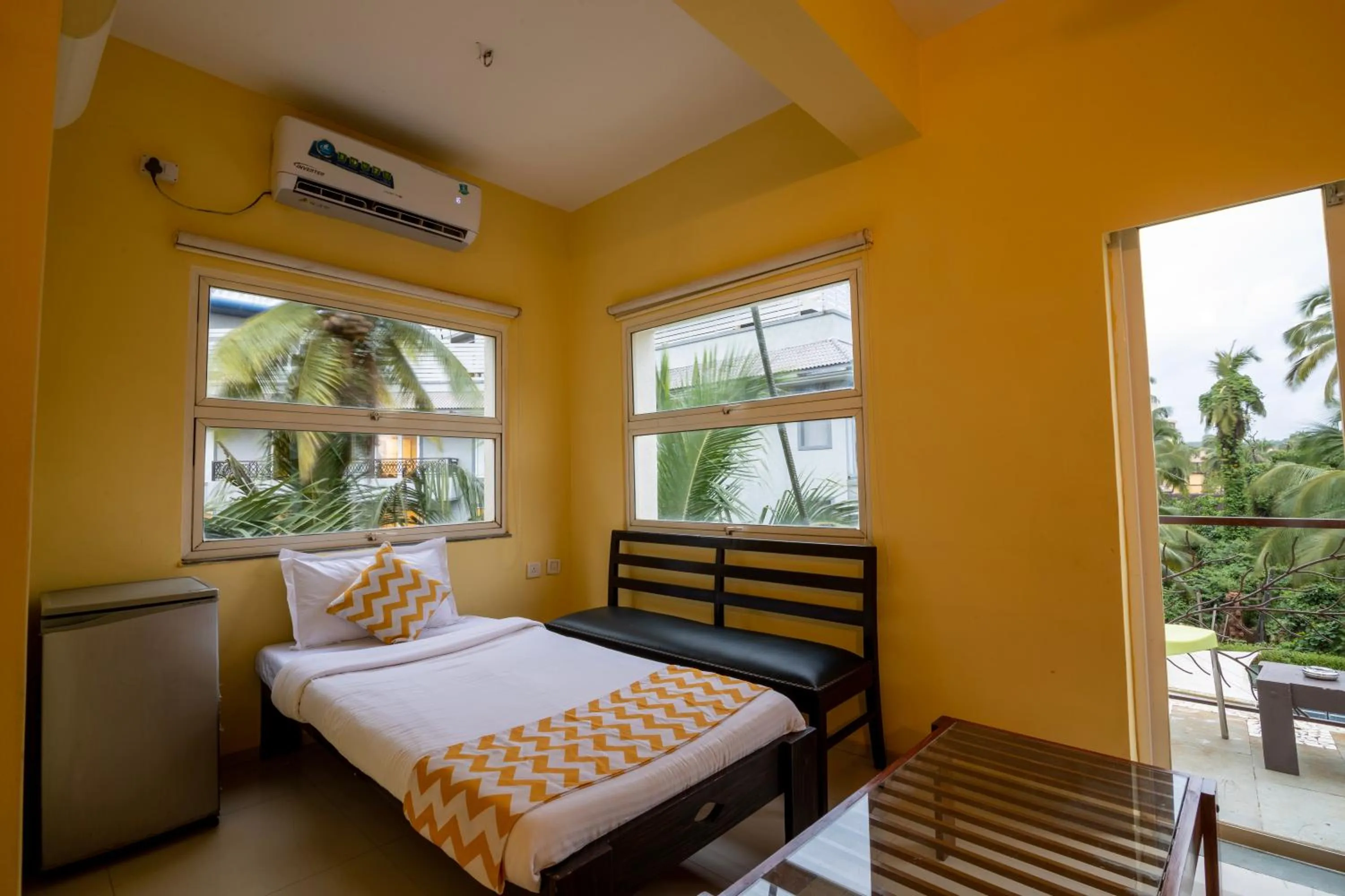 Bed in Sharanam Green Resort