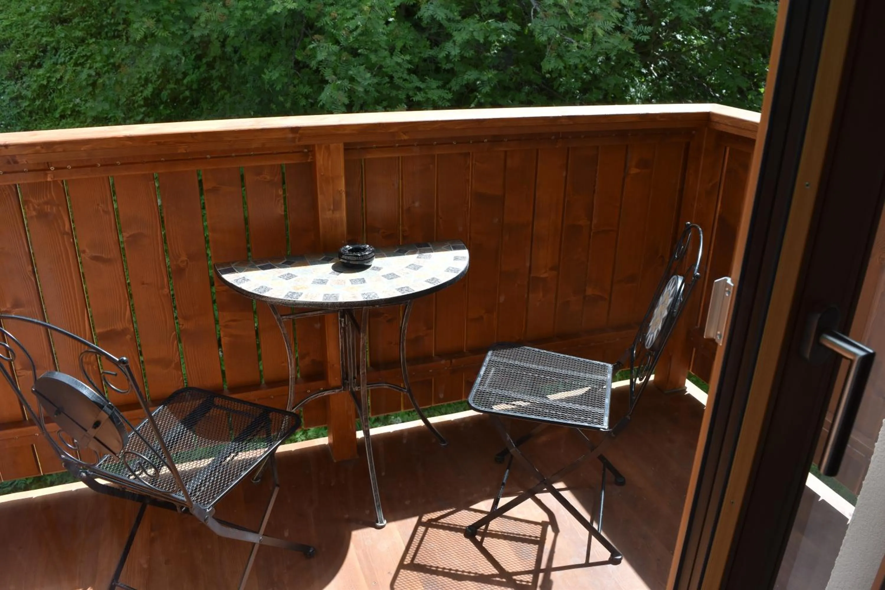 Balcony/Terrace in Garni des Alpes