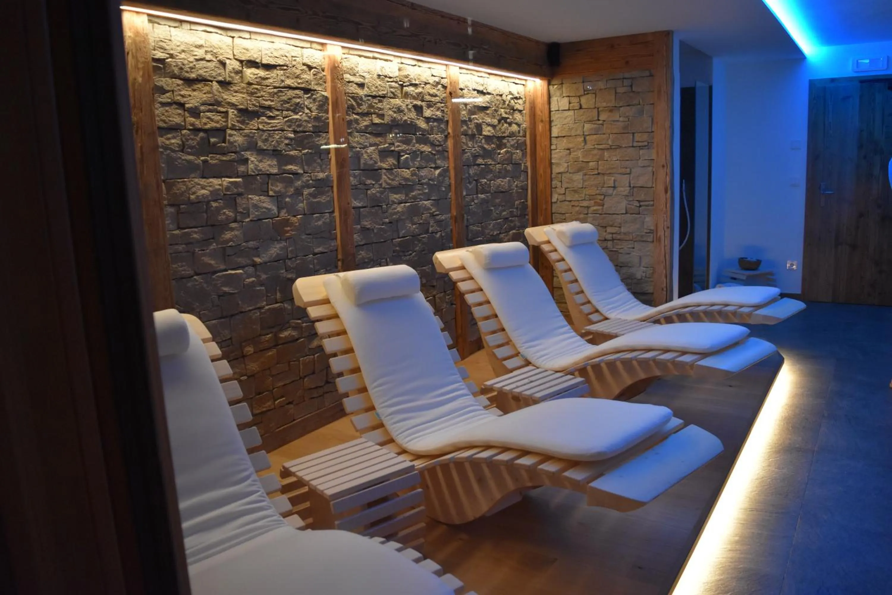 Sauna in Garni des Alpes