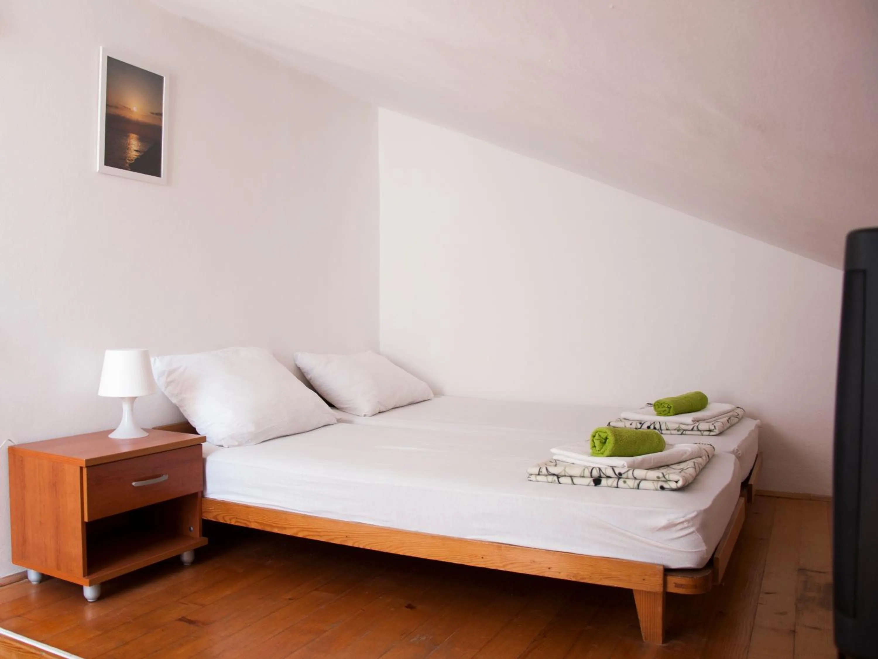 Bedroom, Bed in Hostel Piran