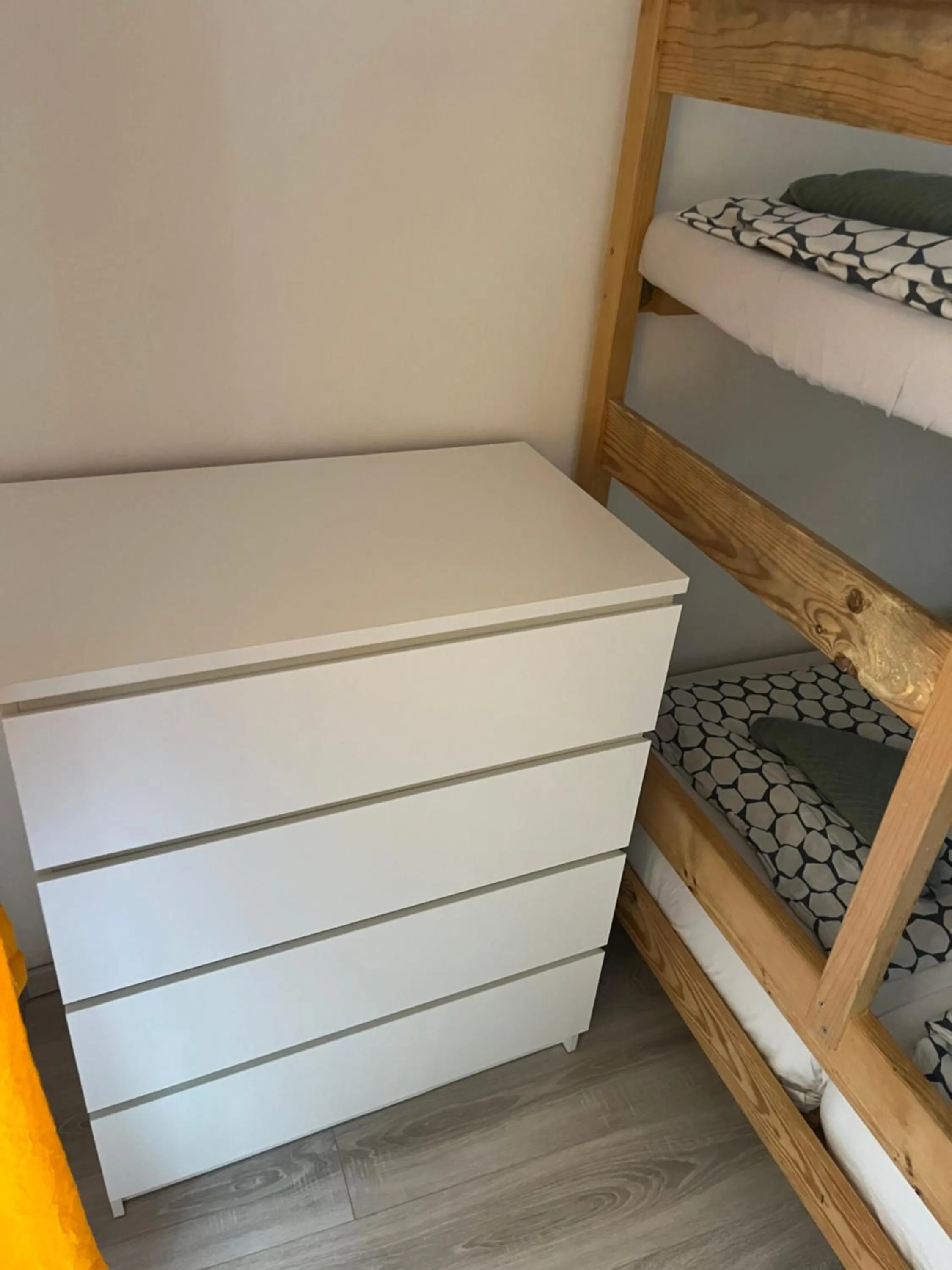 wardrobe, Bed in Hostel Piran