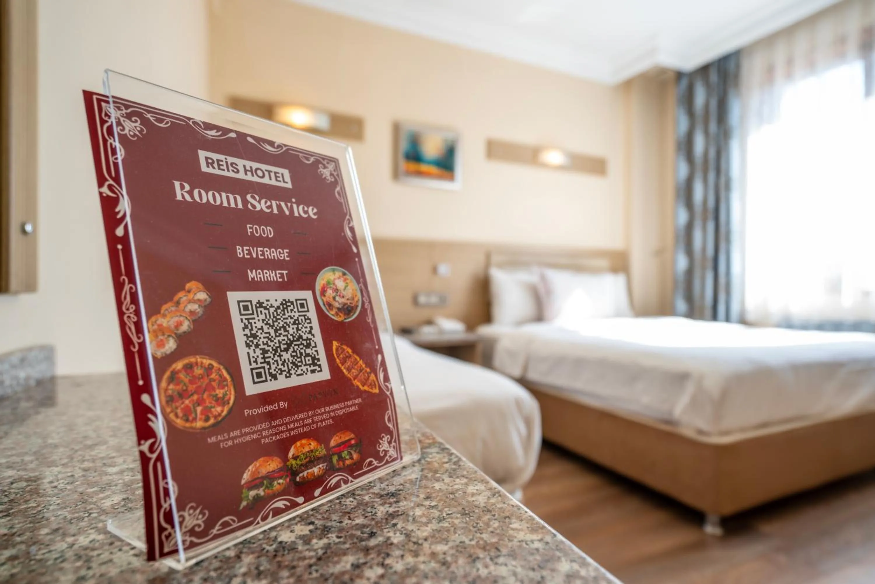 Bed in Grand Reis Hotel