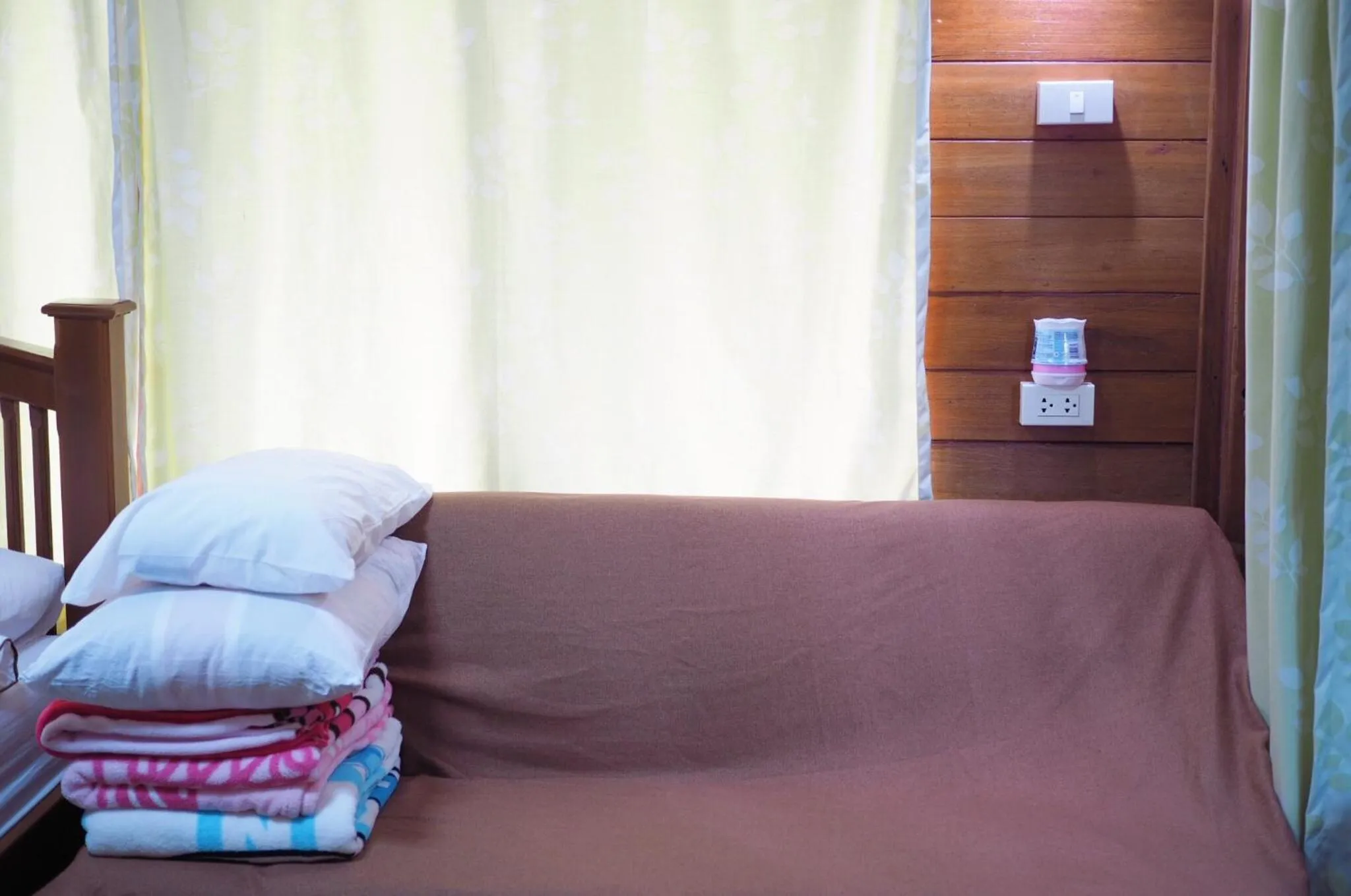 Bed in Wangnamkeaw Goodviewresort