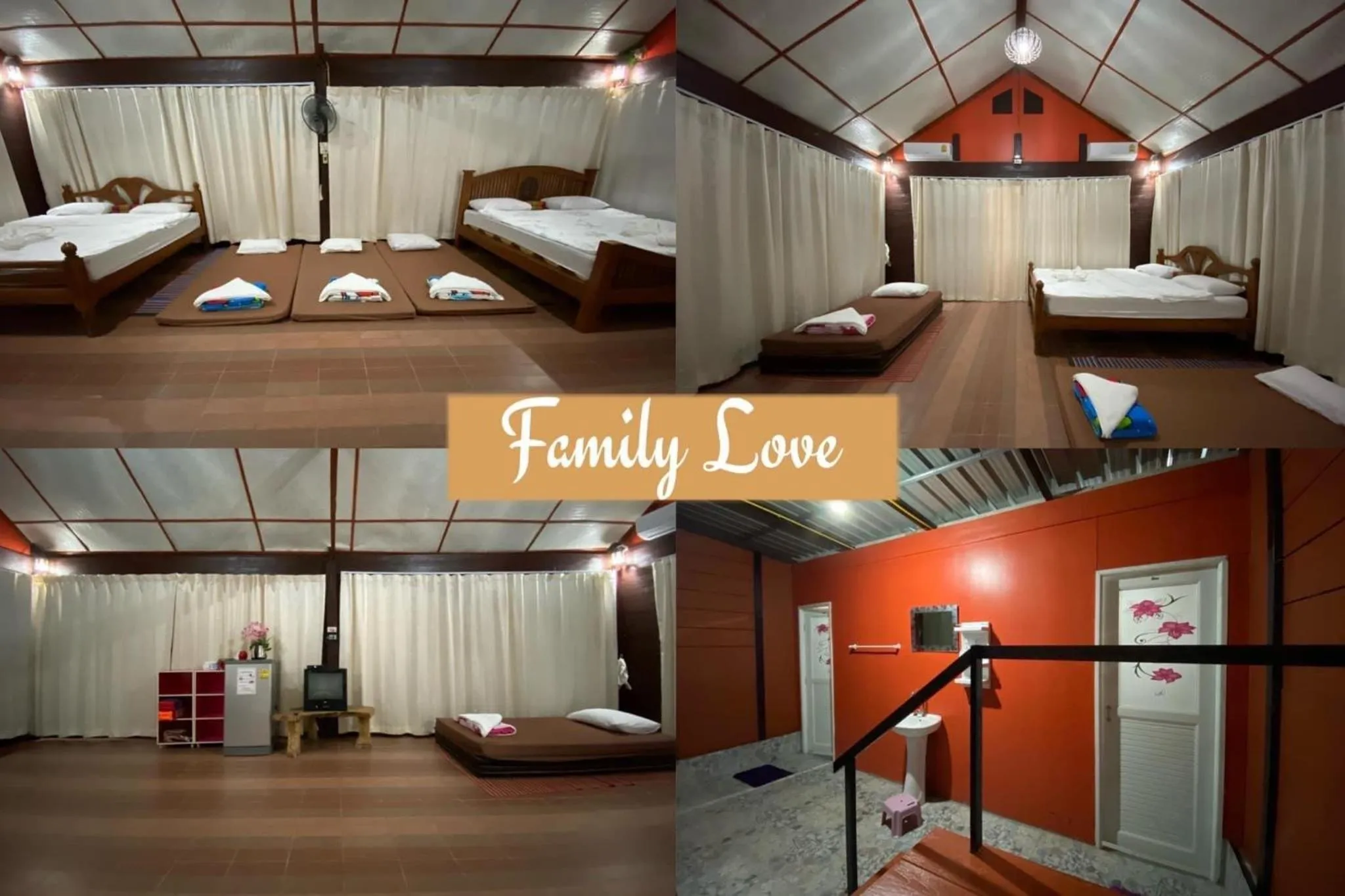 Bed in Wangnamkeaw Goodviewresort