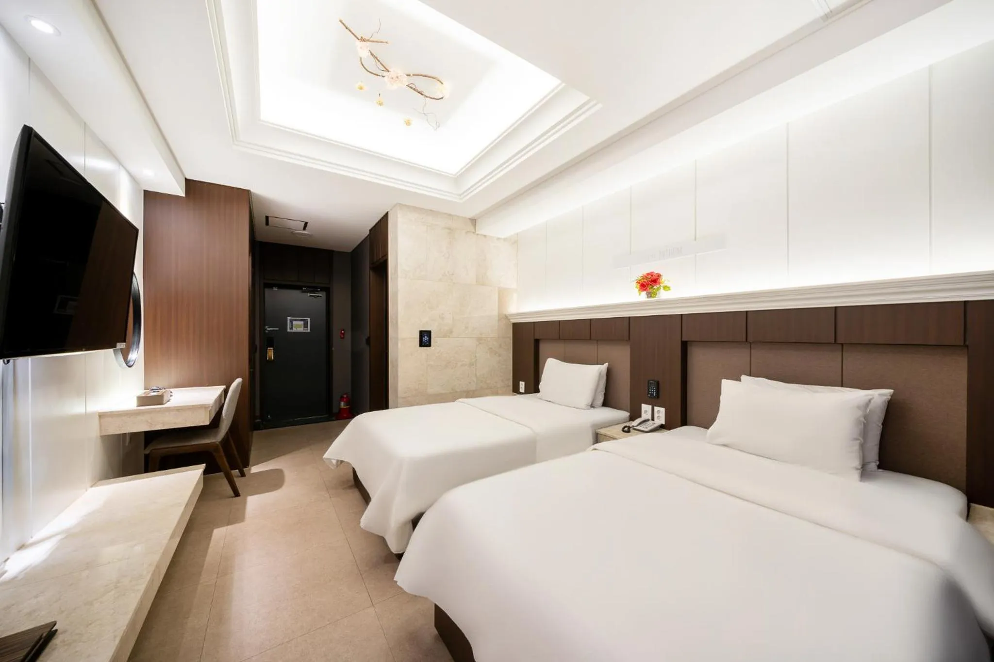 Bed in Hotel Artheim