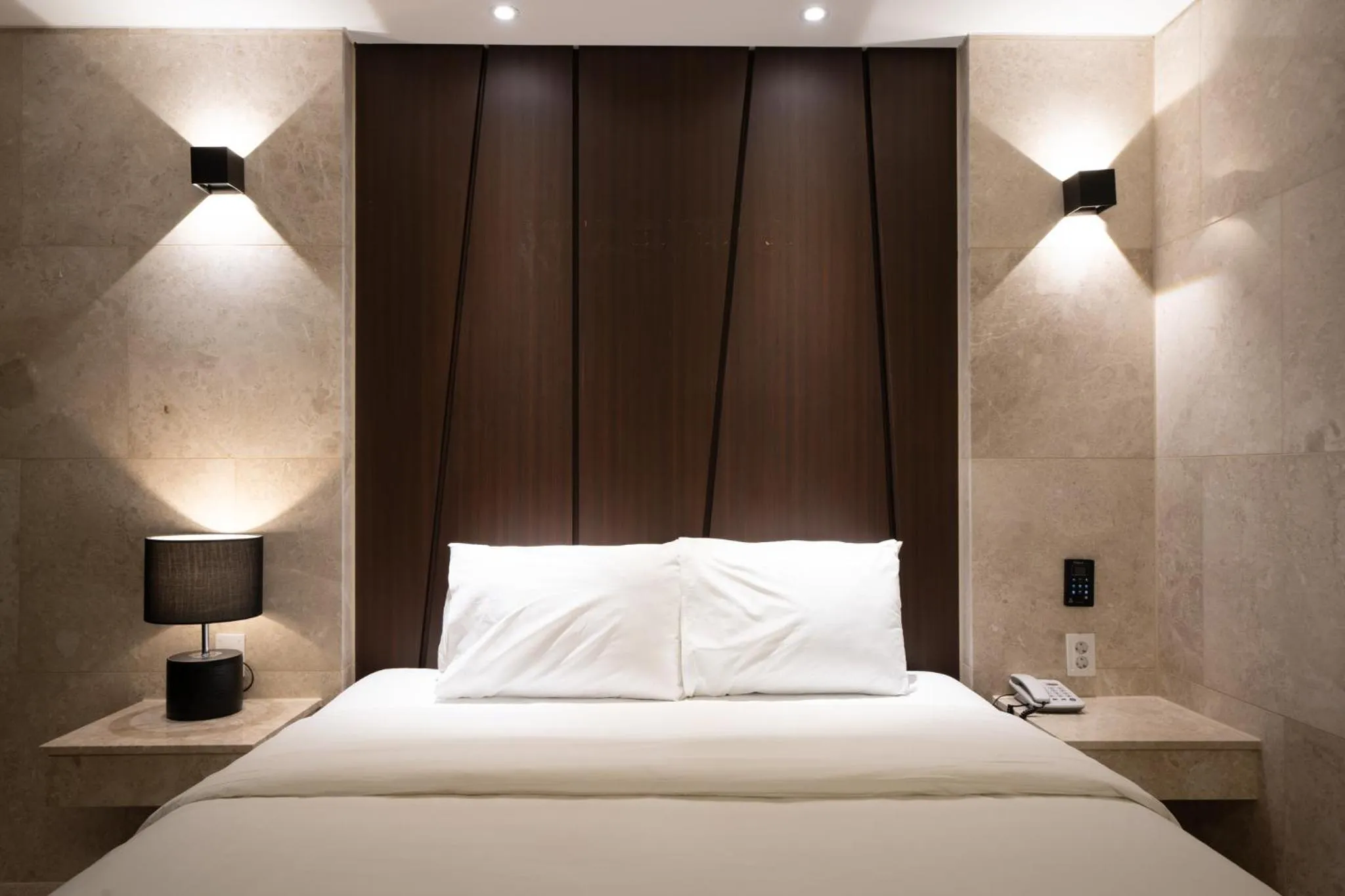 Bed in Hotel Artheim