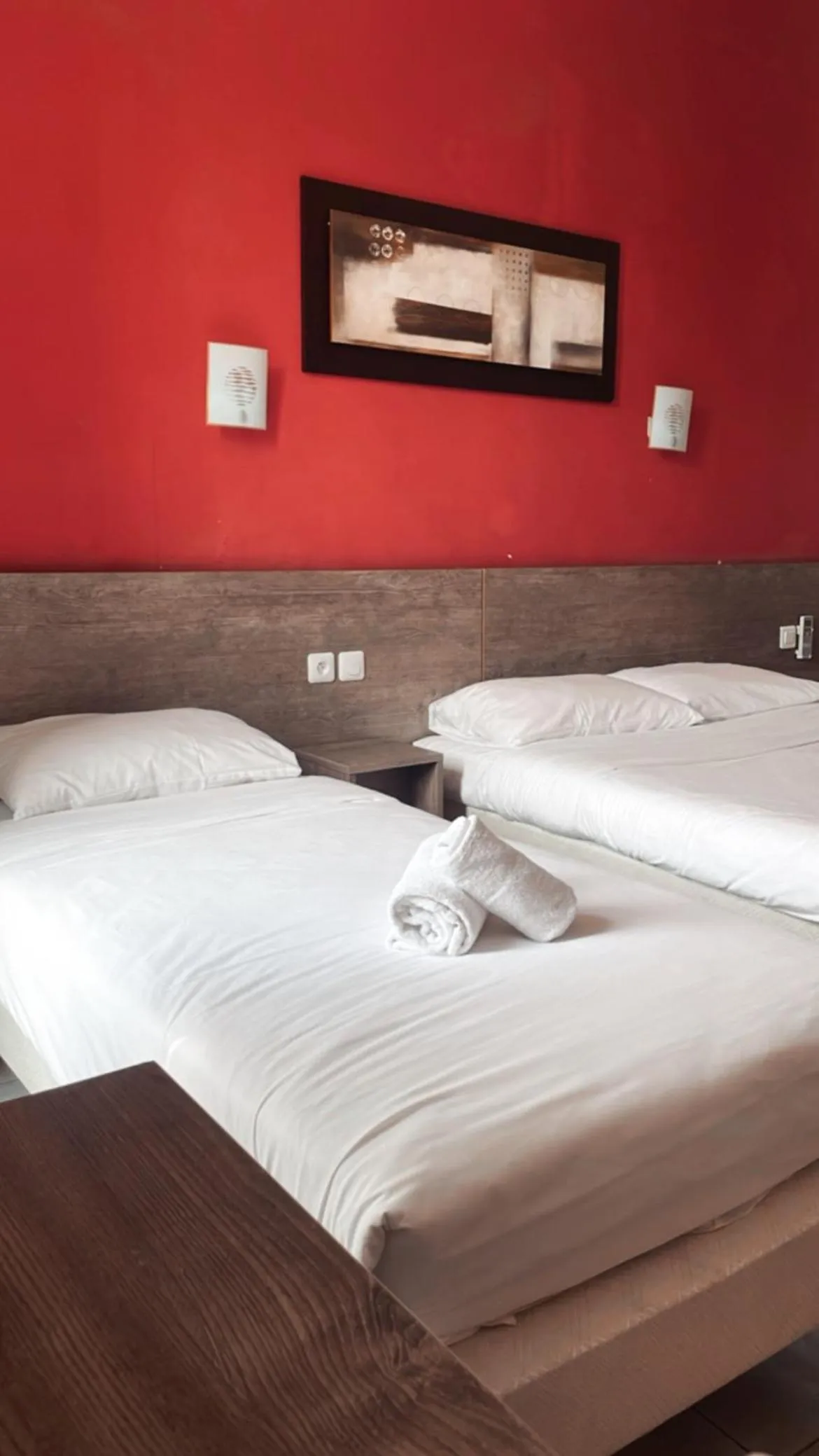 Bed in Hotel Riviera