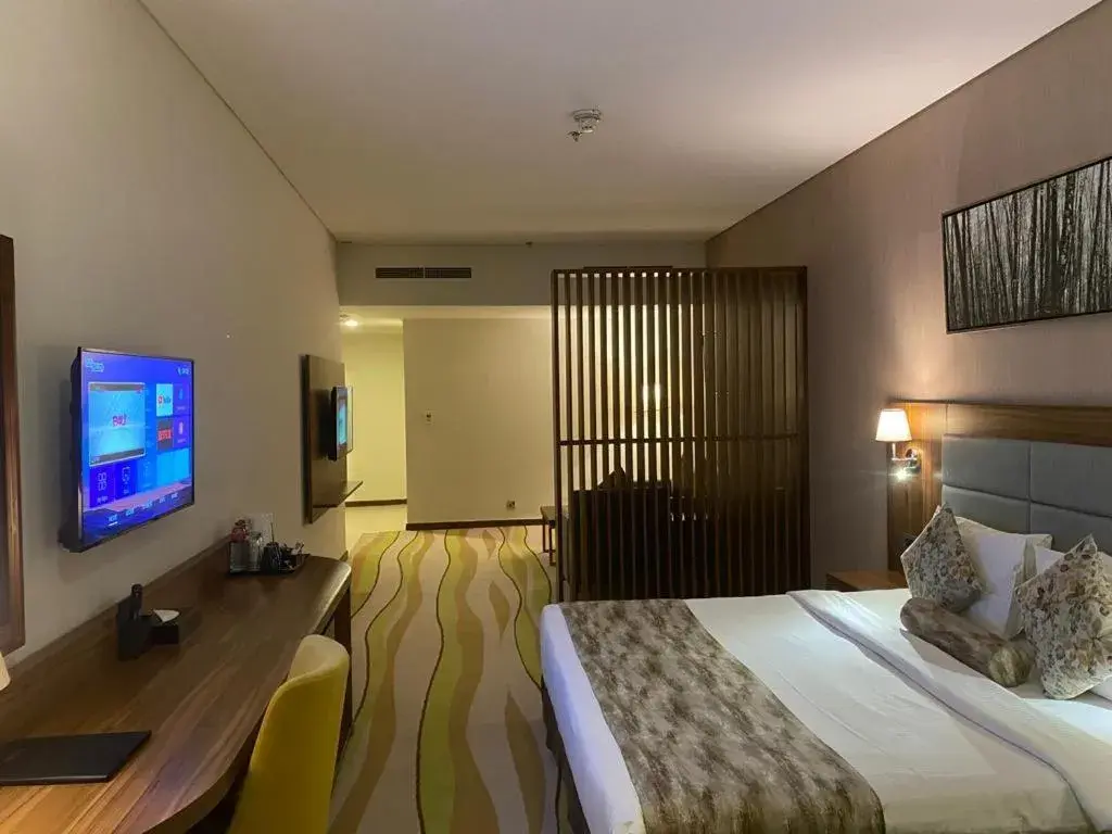 Bed in Jacob's Garden Hotel Bed in Jacob's Garden Hotel