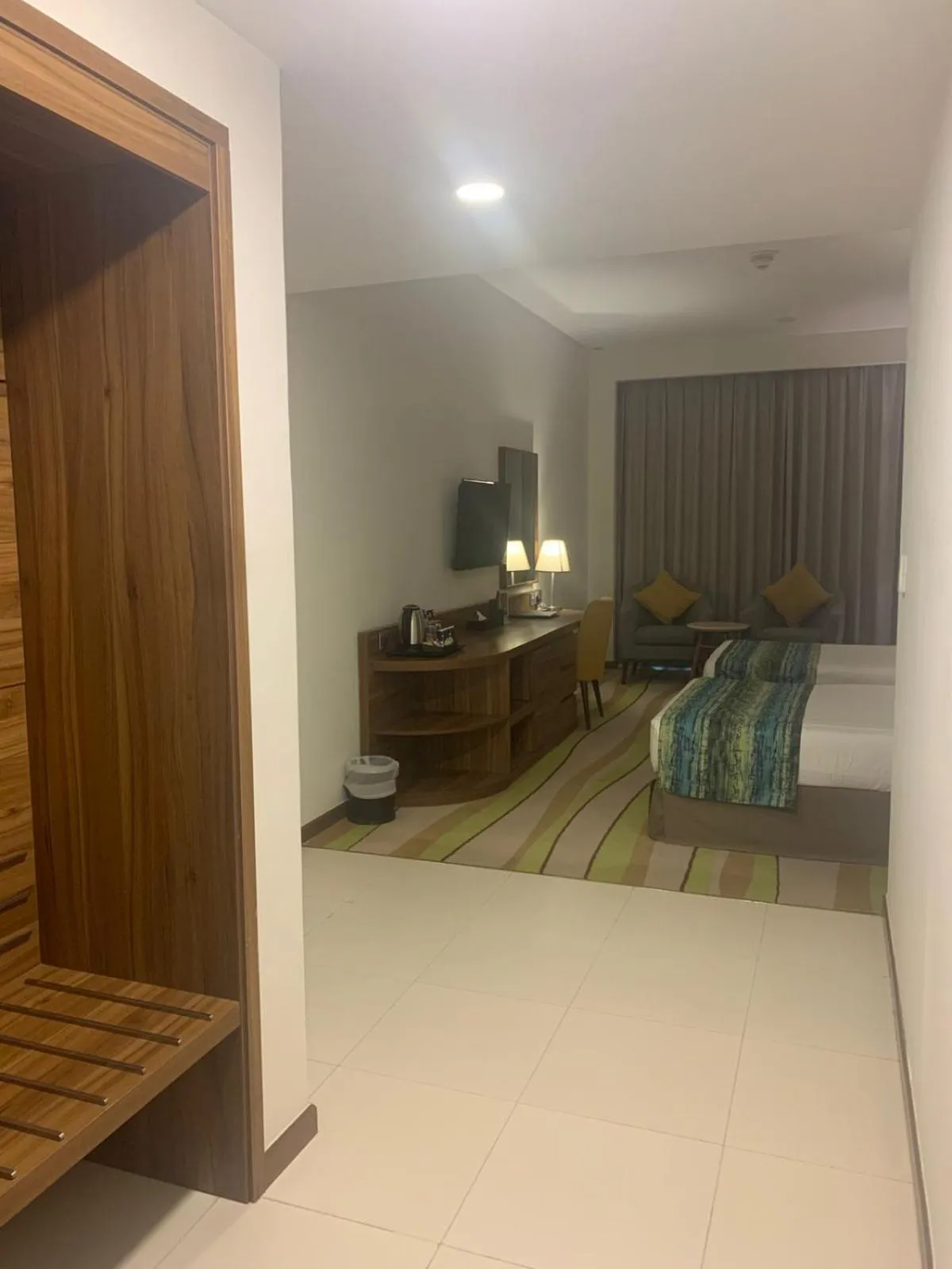 Bed in Jacob's Garden Hotel