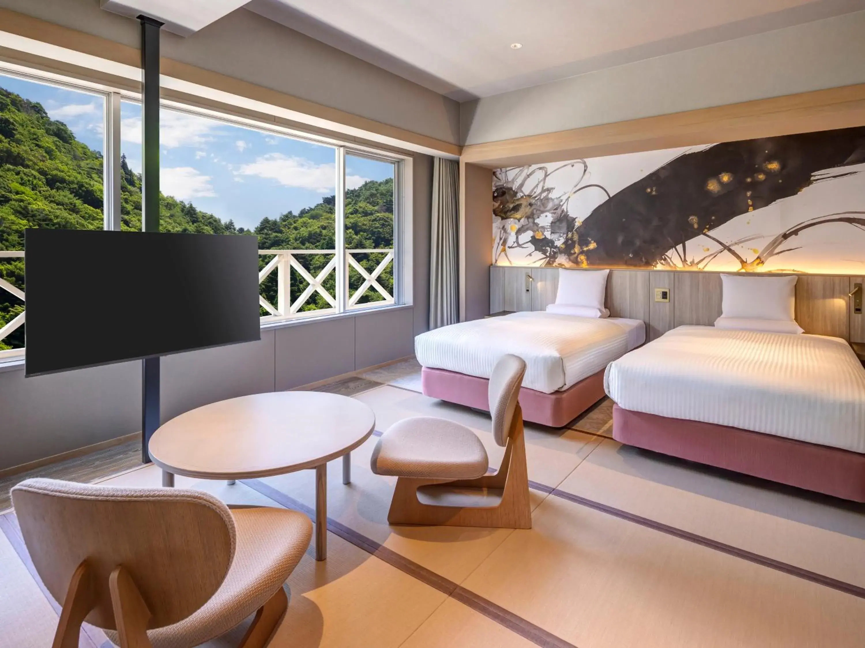 Photo of the whole room, Bed in KAMENOI HOTEL Arima Photo of the whole room, Bed in KAMENOI HOTEL Arima