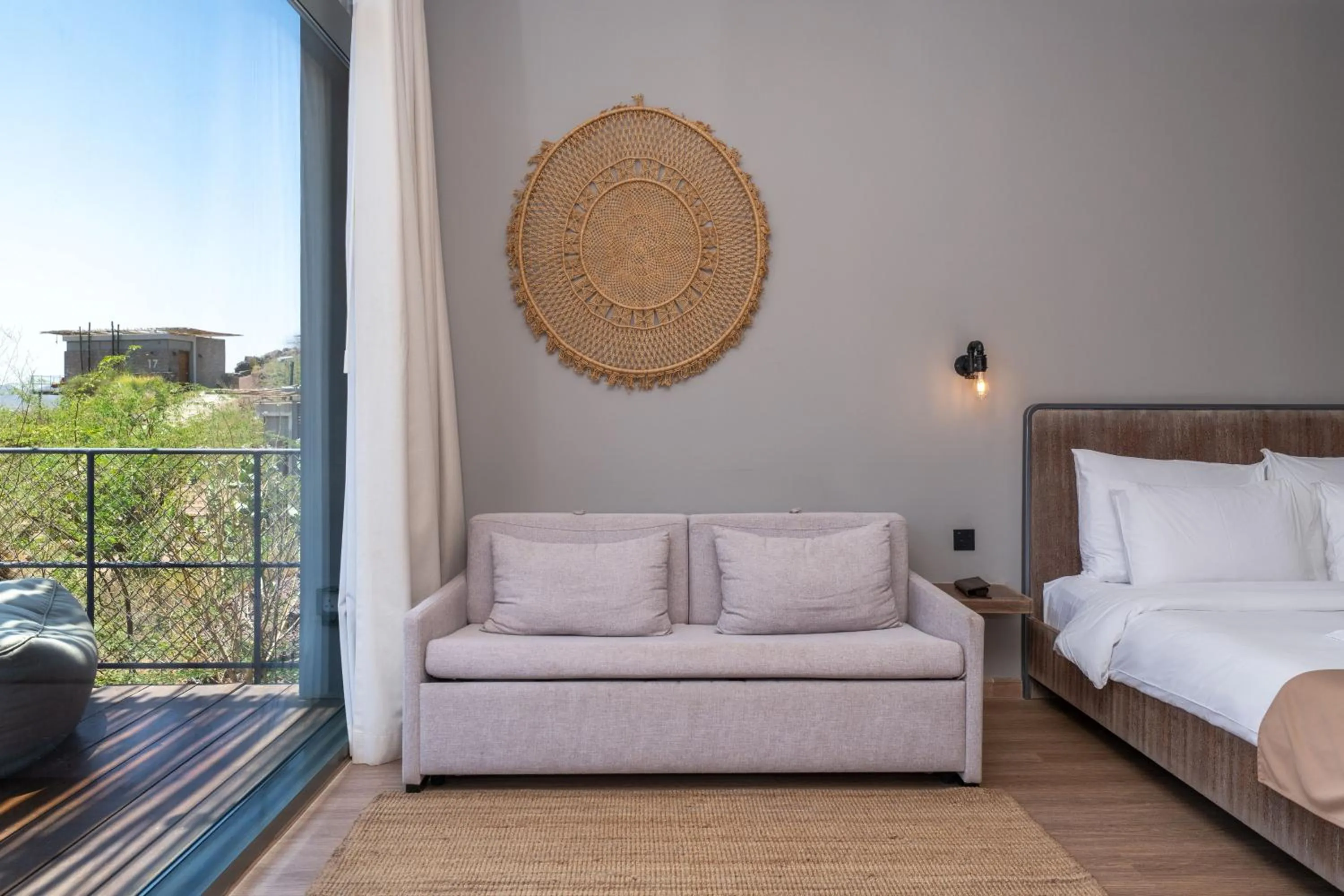 Seating area, Bed in Hatta Resorts