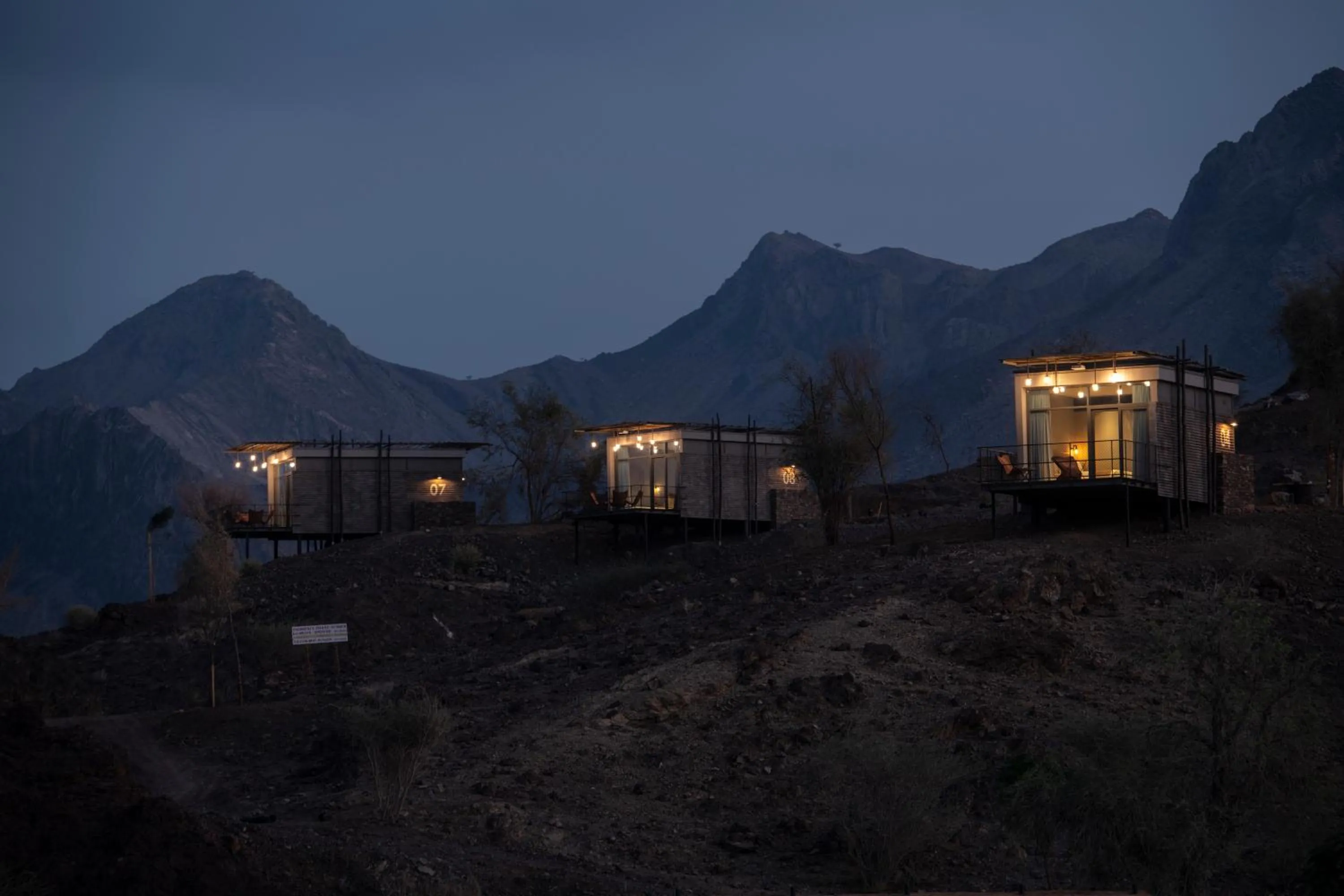 Property building in Hatta Resorts