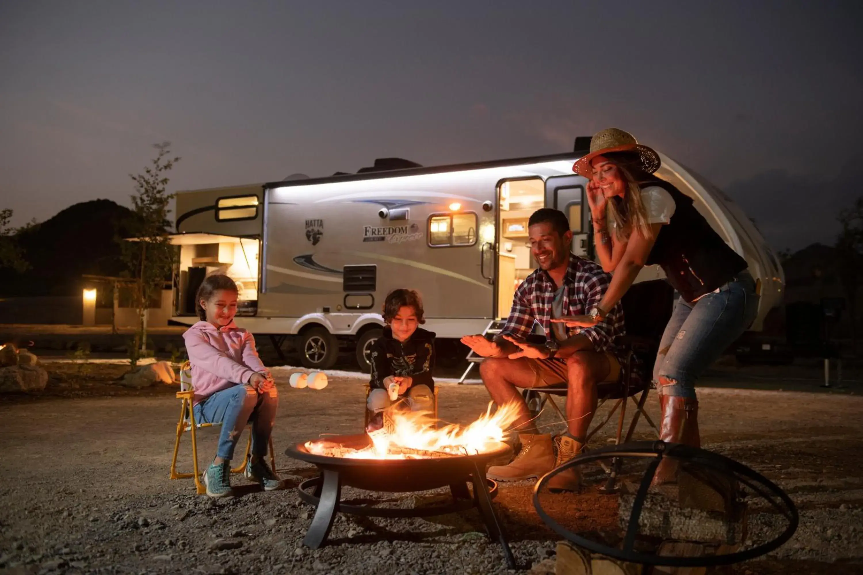 Standard Campers with Mountain Backdrop and Complimentary Adventure Activities in Hatta Resorts Standard Campers with Mountain Backdrop and Complimentary Adventure Activities in Hatta Resorts