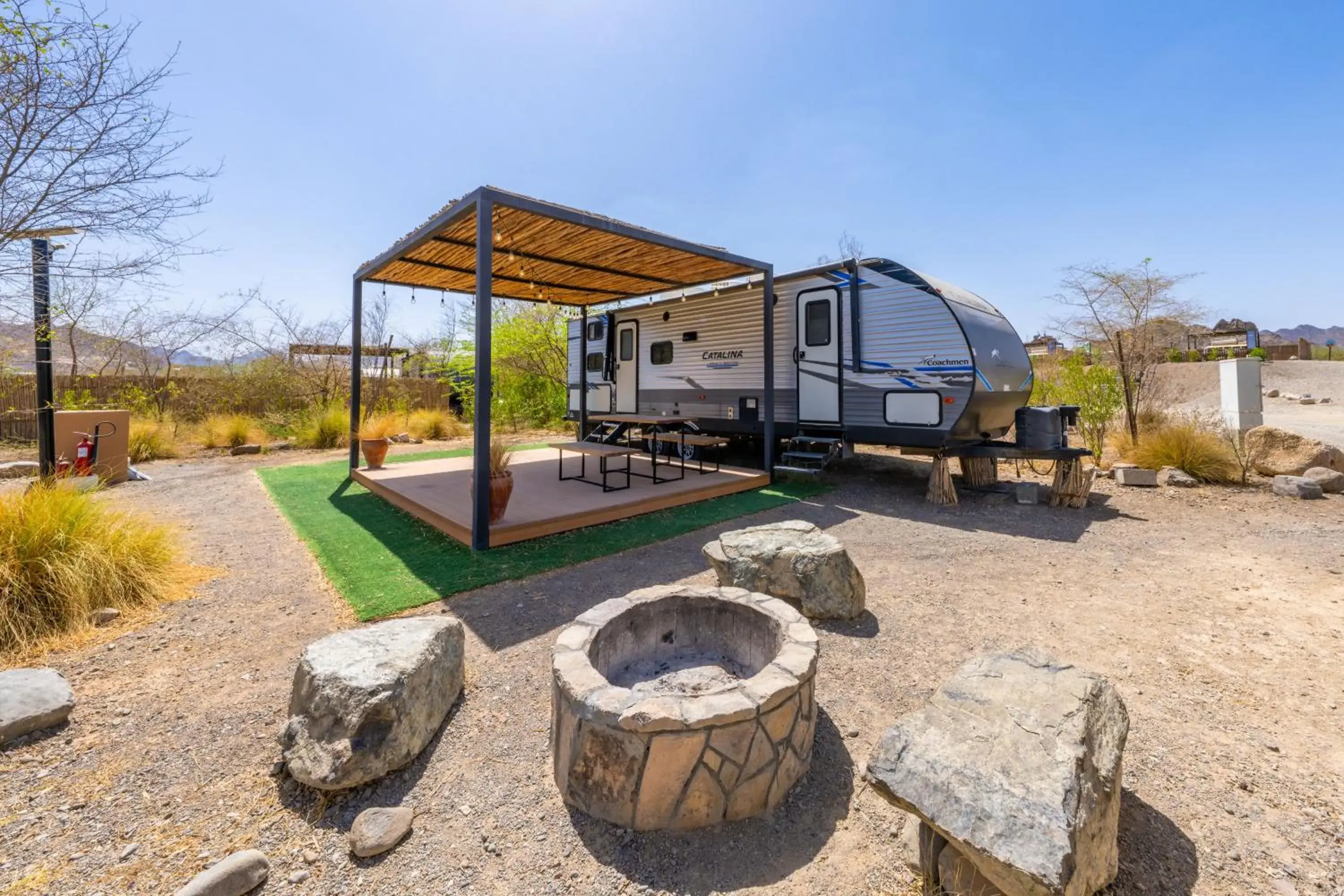 Standard Campers with Mountain Backdrop and Complimentary Adventure Activities in Hatta Resorts Standard Campers with Mountain Backdrop and Complimentary Adventure Activities in Hatta Resorts