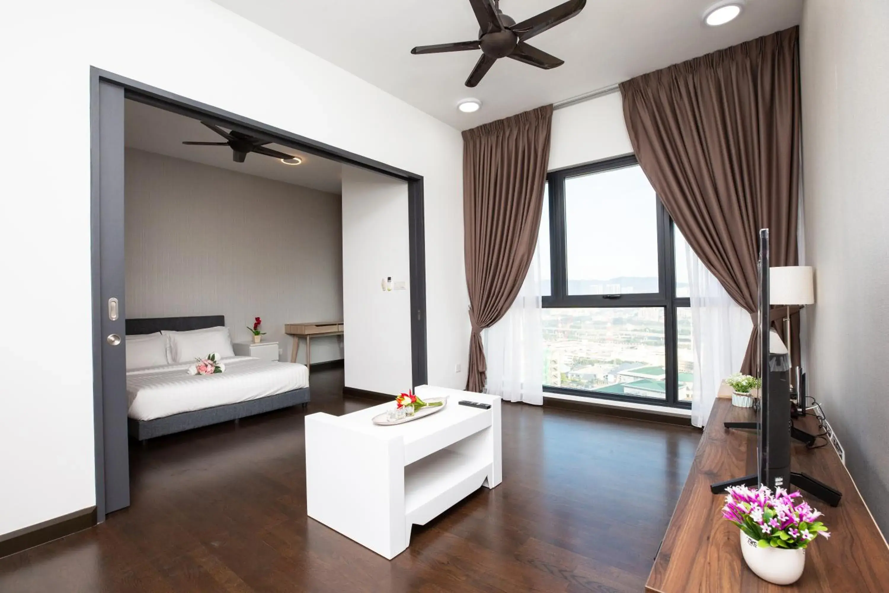 Photo of the whole room, Bed in Velocity KL By PSM Luxury Suites Photo of the whole room, Bed in Velocity KL By PSM Luxury Suites