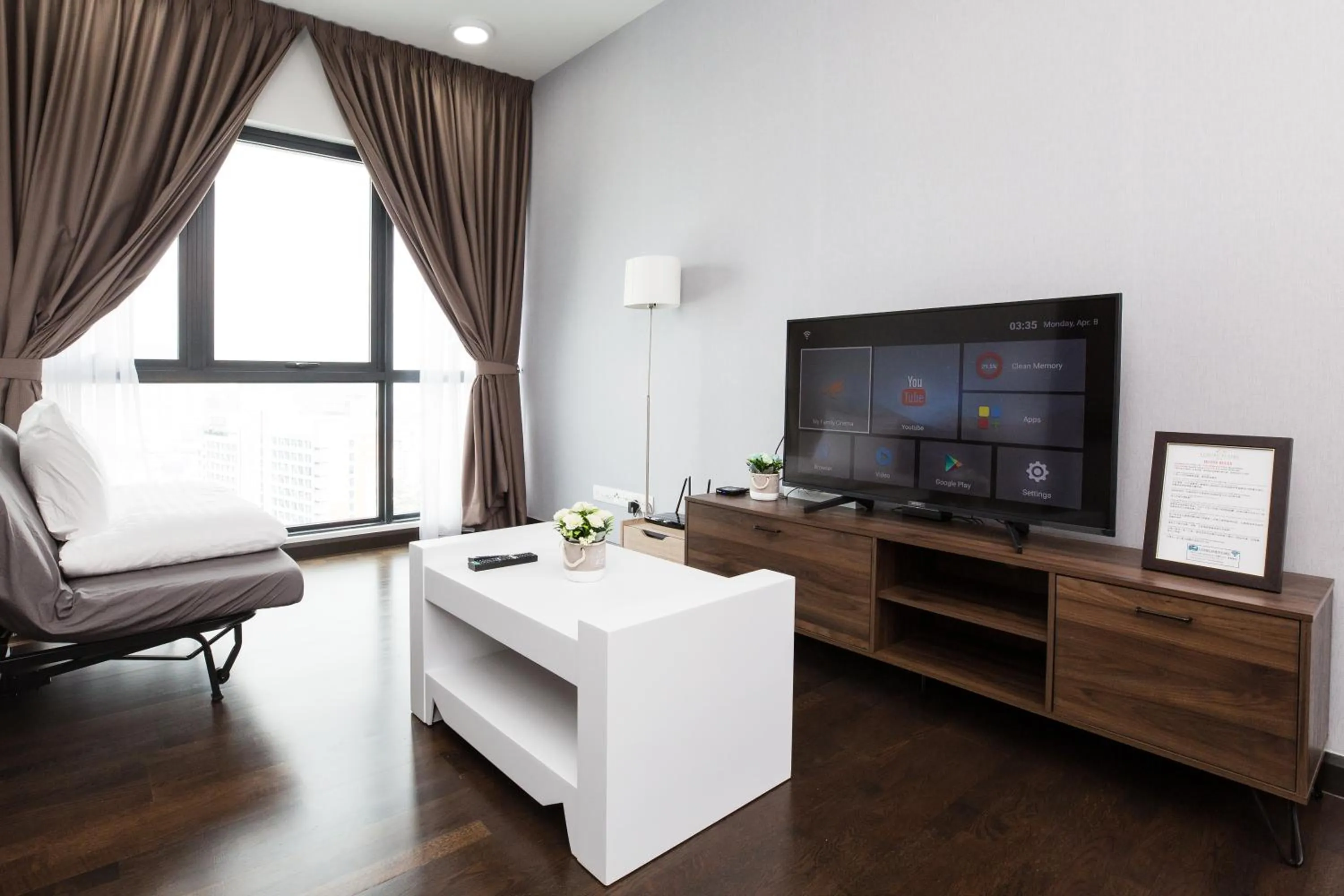Communal lounge/ TV room in Velocity KL By PSM Luxury Suites
