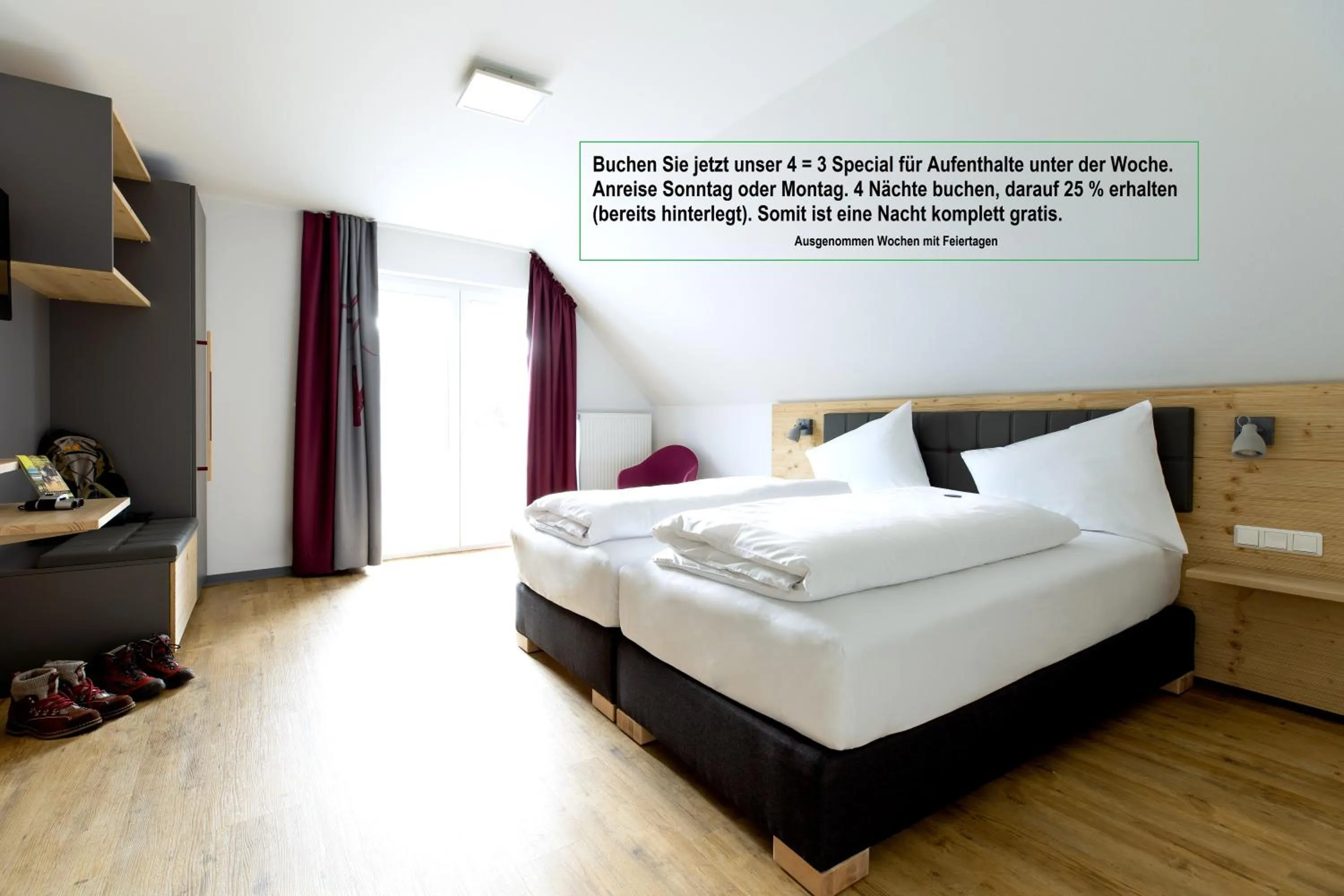 Photo of the whole room, Bed in K1 Hotel Willingen