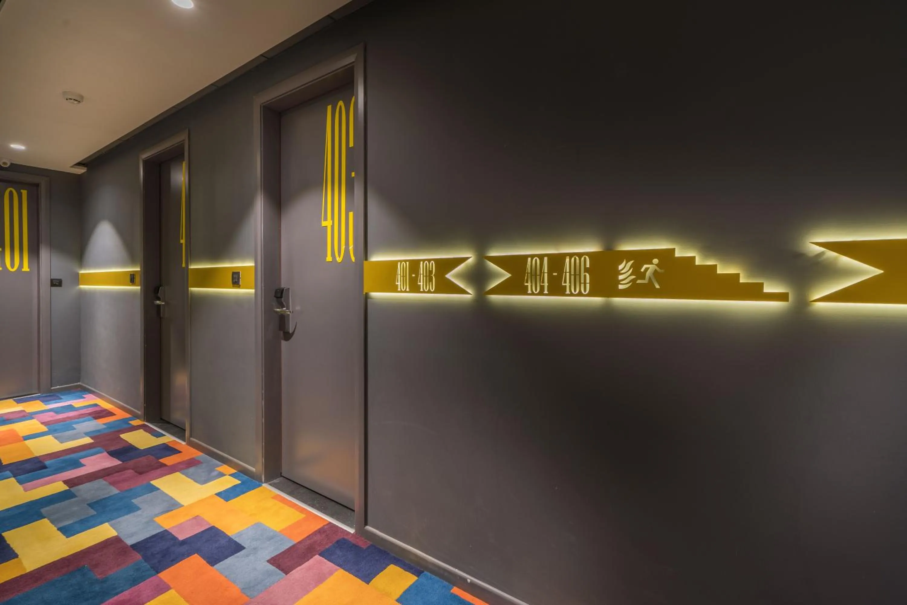 Floor plan in Hotel B plus L