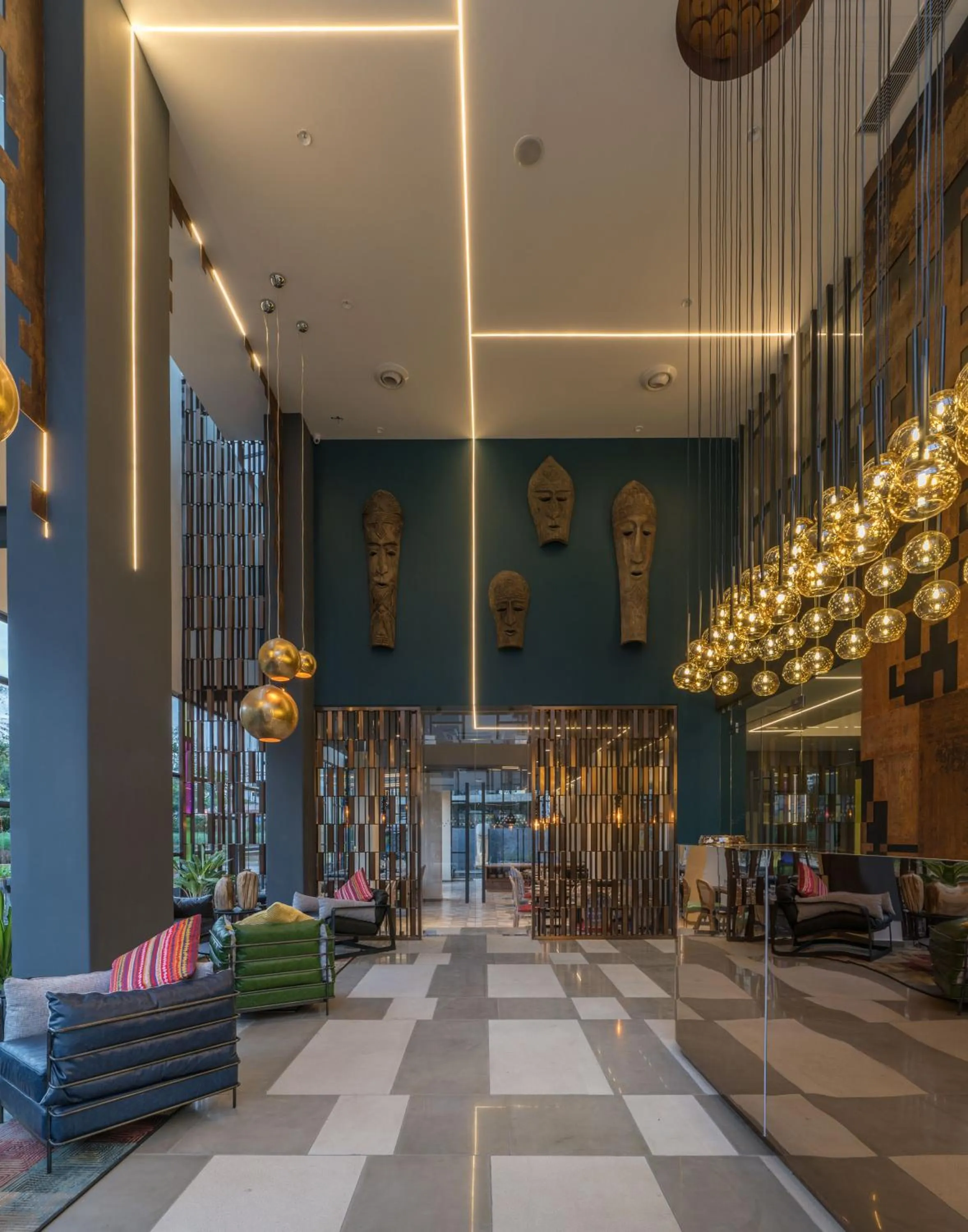 Lobby or reception in Hotel B plus L