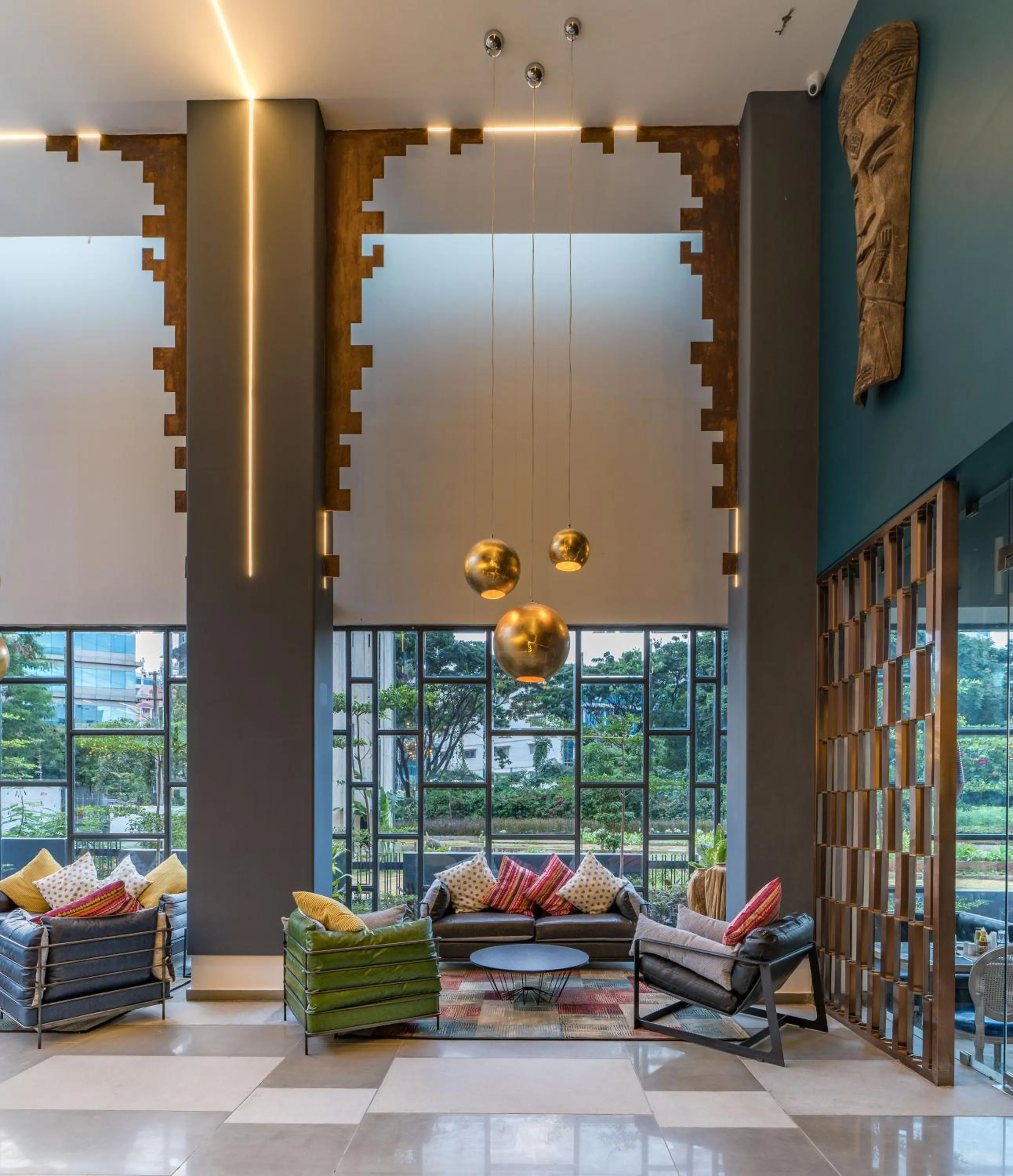 Seating area in Hotel B plus L