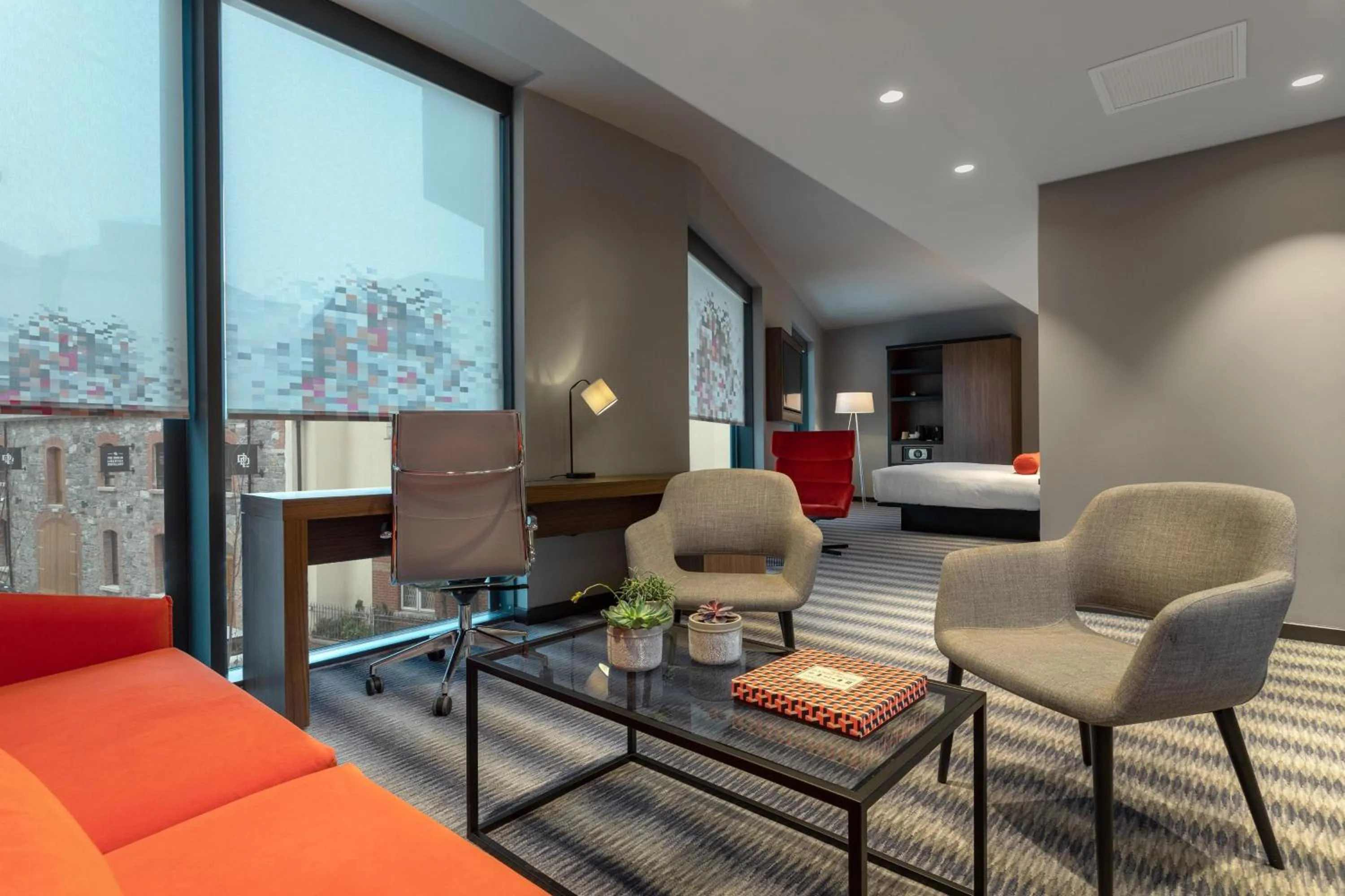 Living room in Aloft Dublin City