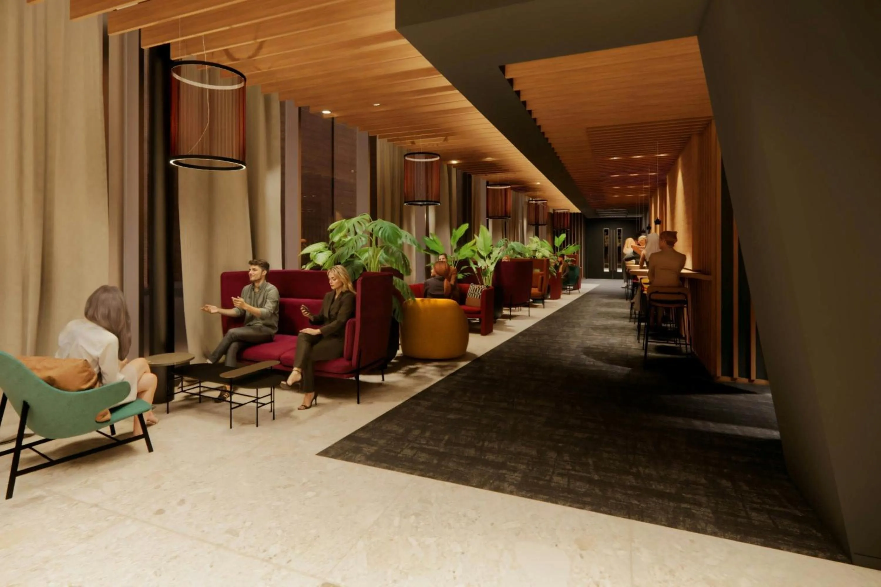 Lobby or reception in Aloft Dublin City