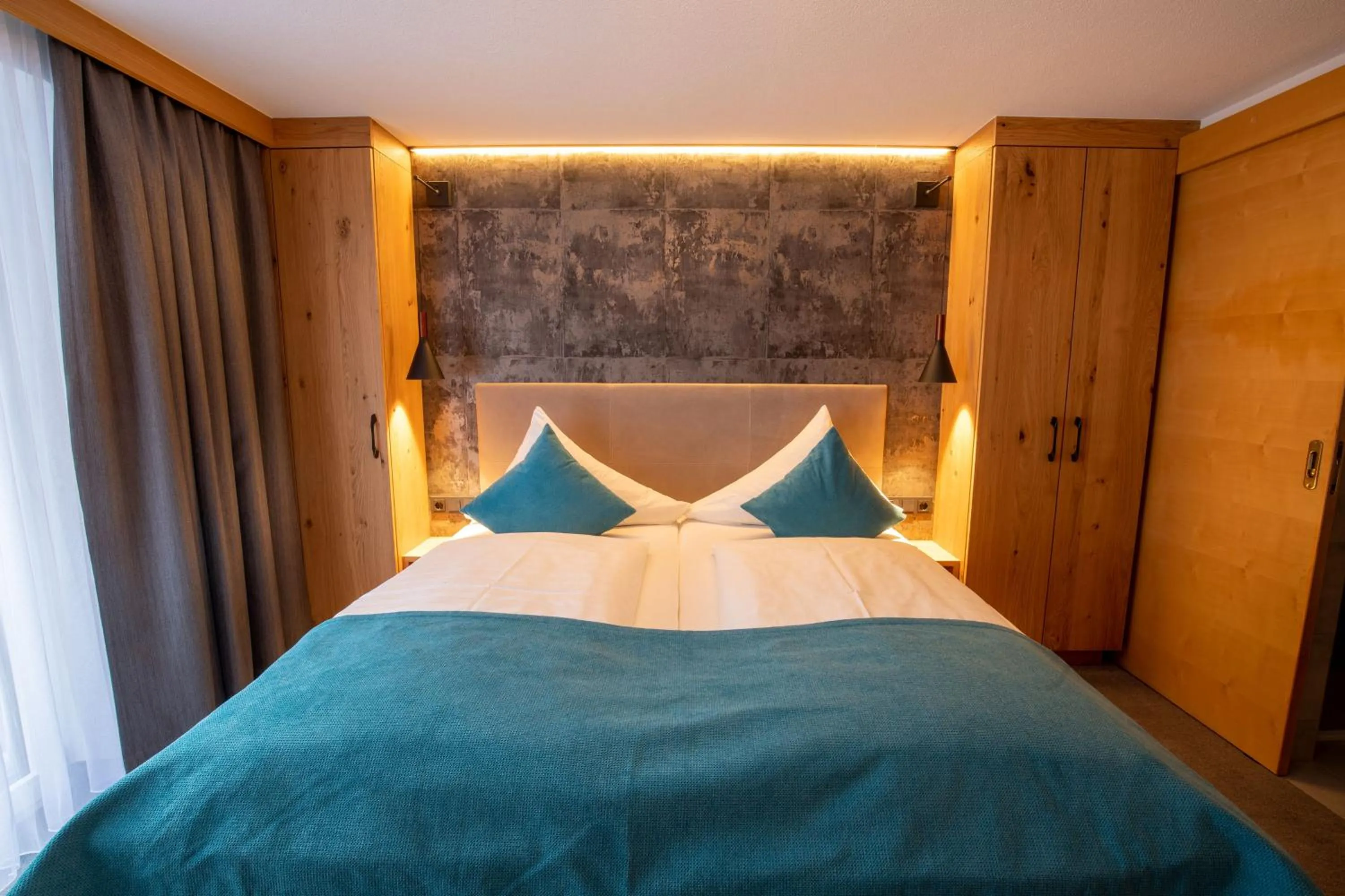 Bed in Hotel Garni Subretta