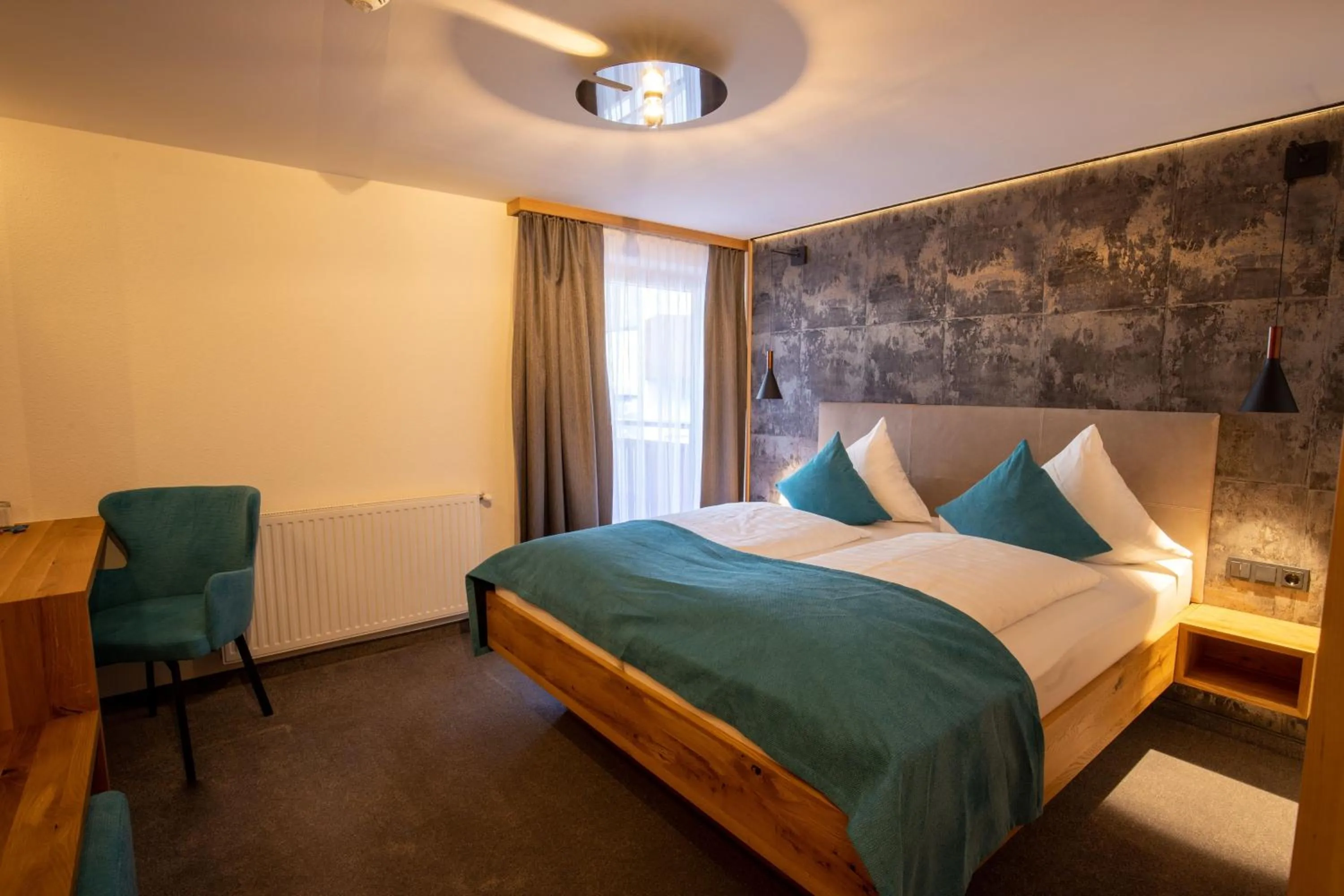 Bed in Hotel Garni Subretta